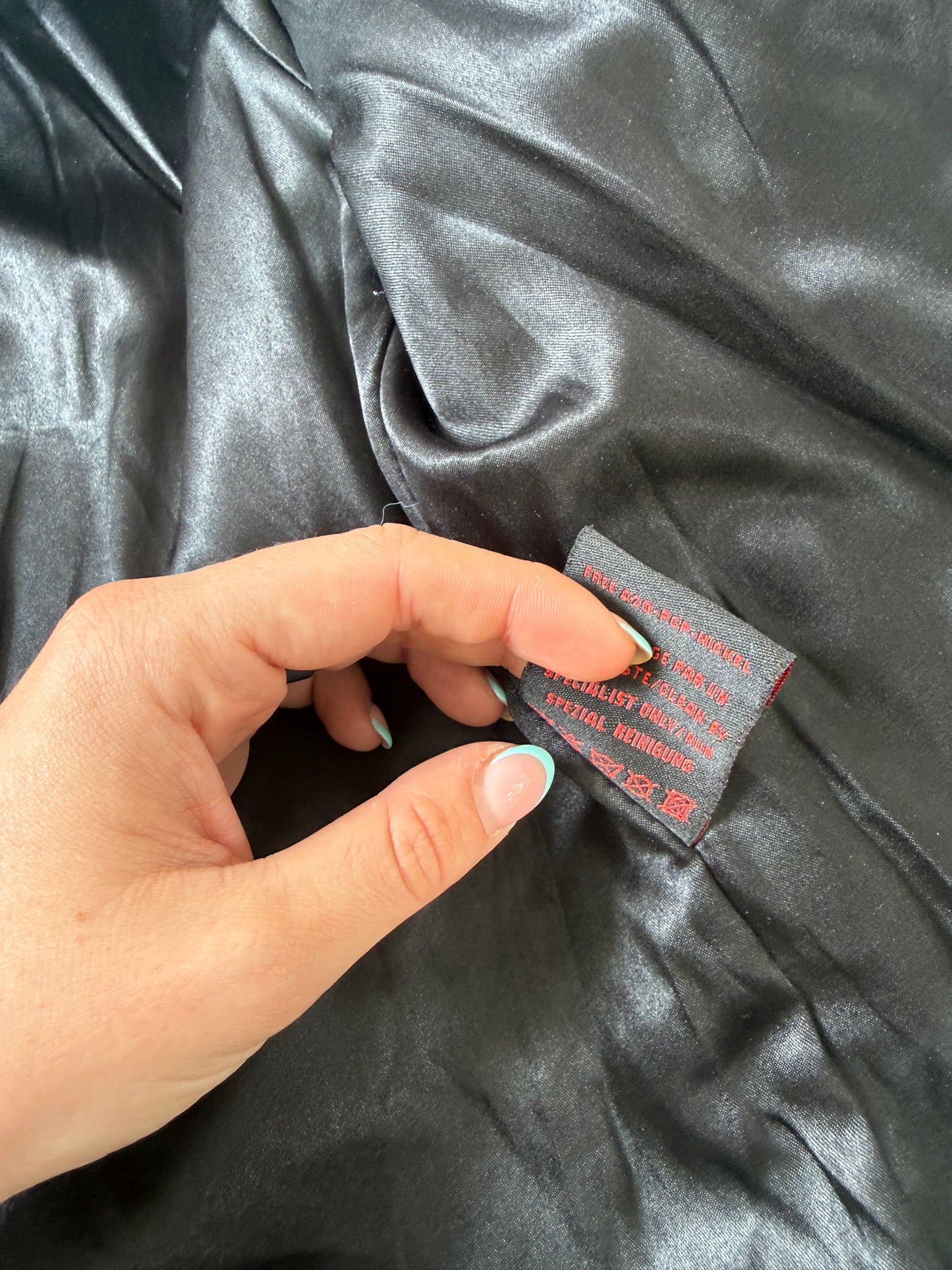 Leather Biker Jacket (L)