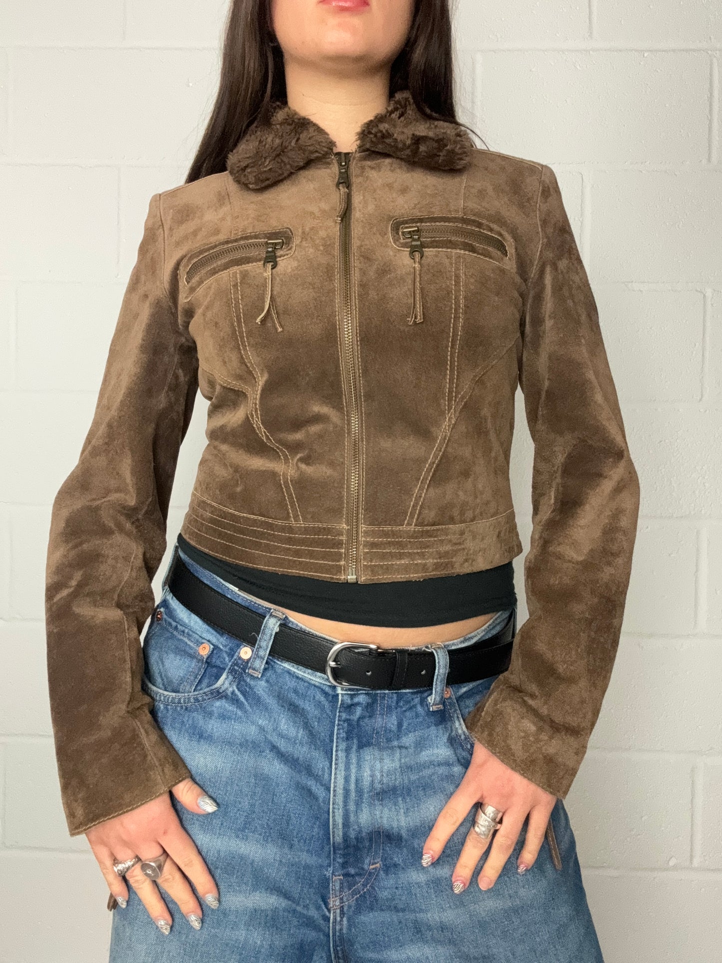 Brown Suede Jacket