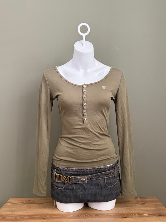 Guess Henley Top (S)