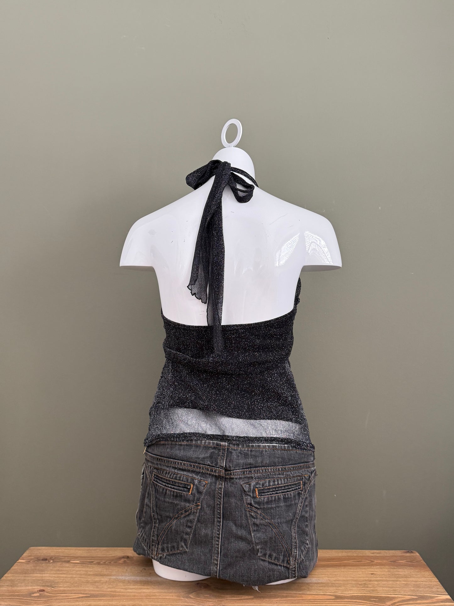 Sparkly Halterneck Top (UK10)