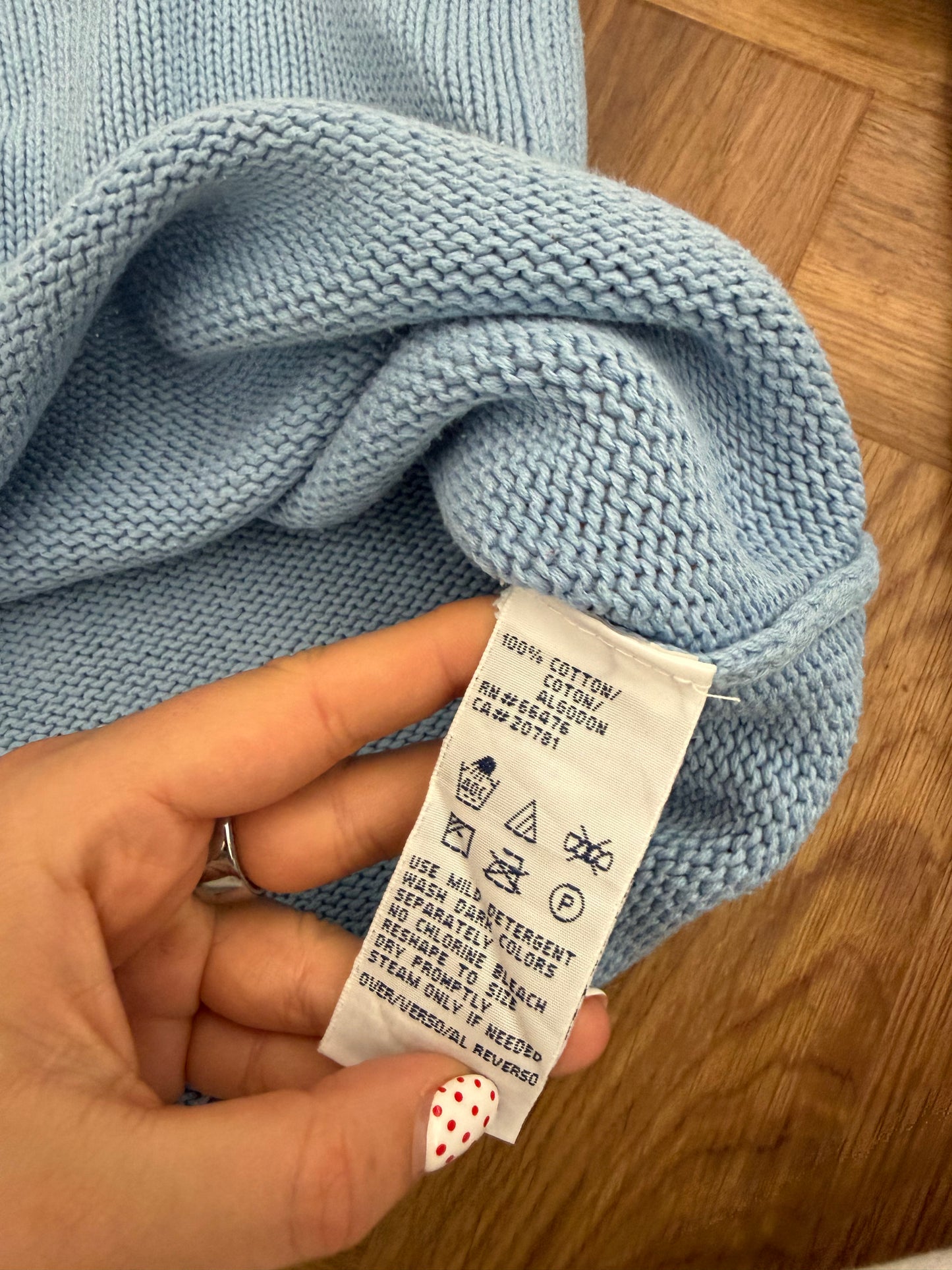 Baby Blue Tommy Hilfiger Knit Jukper (M)