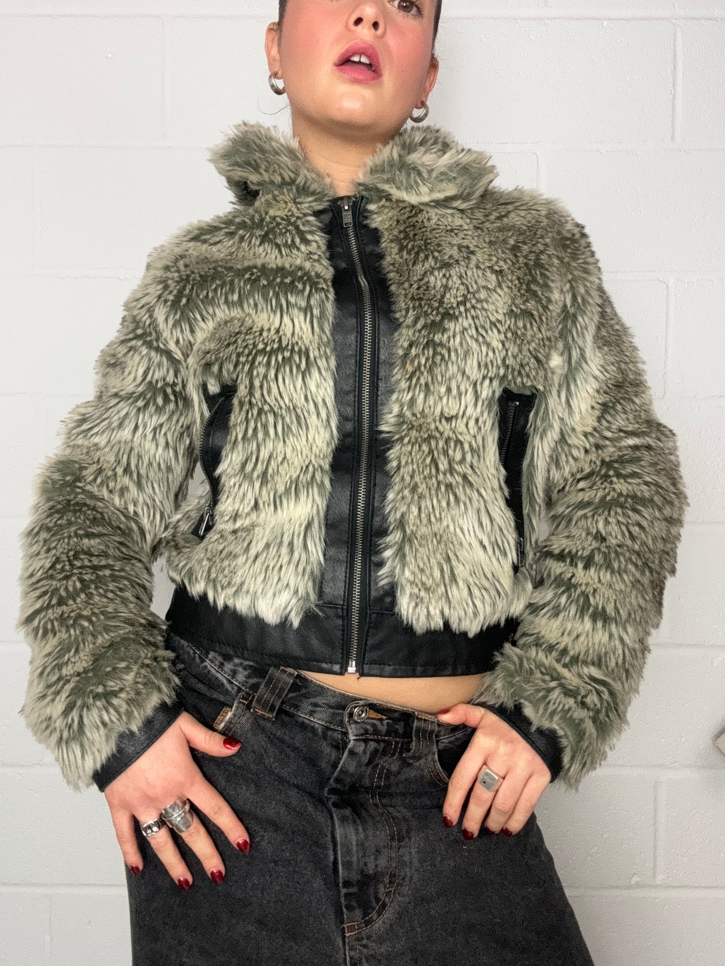 Faux Fur Jacket (UK10)