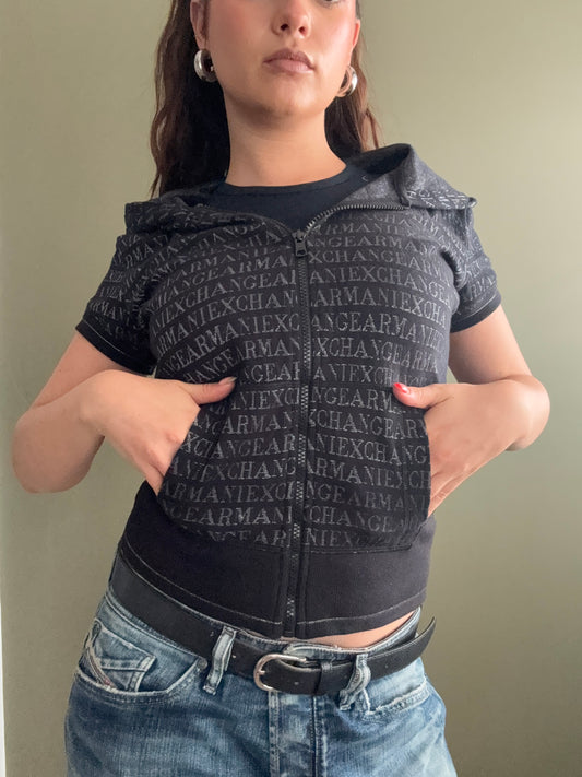 Armani Shortsleeve Hoodie (S)