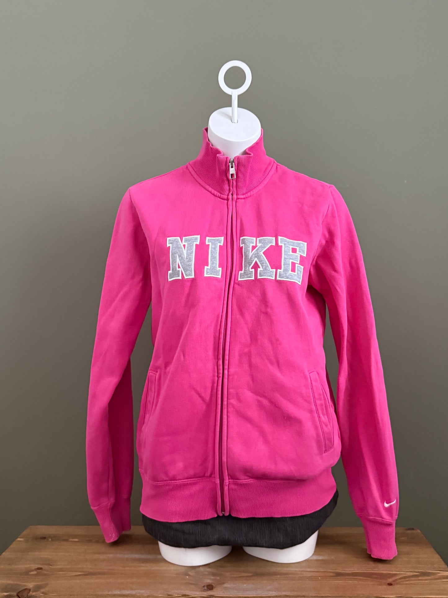 Pink Nike Zip Jumper (L)