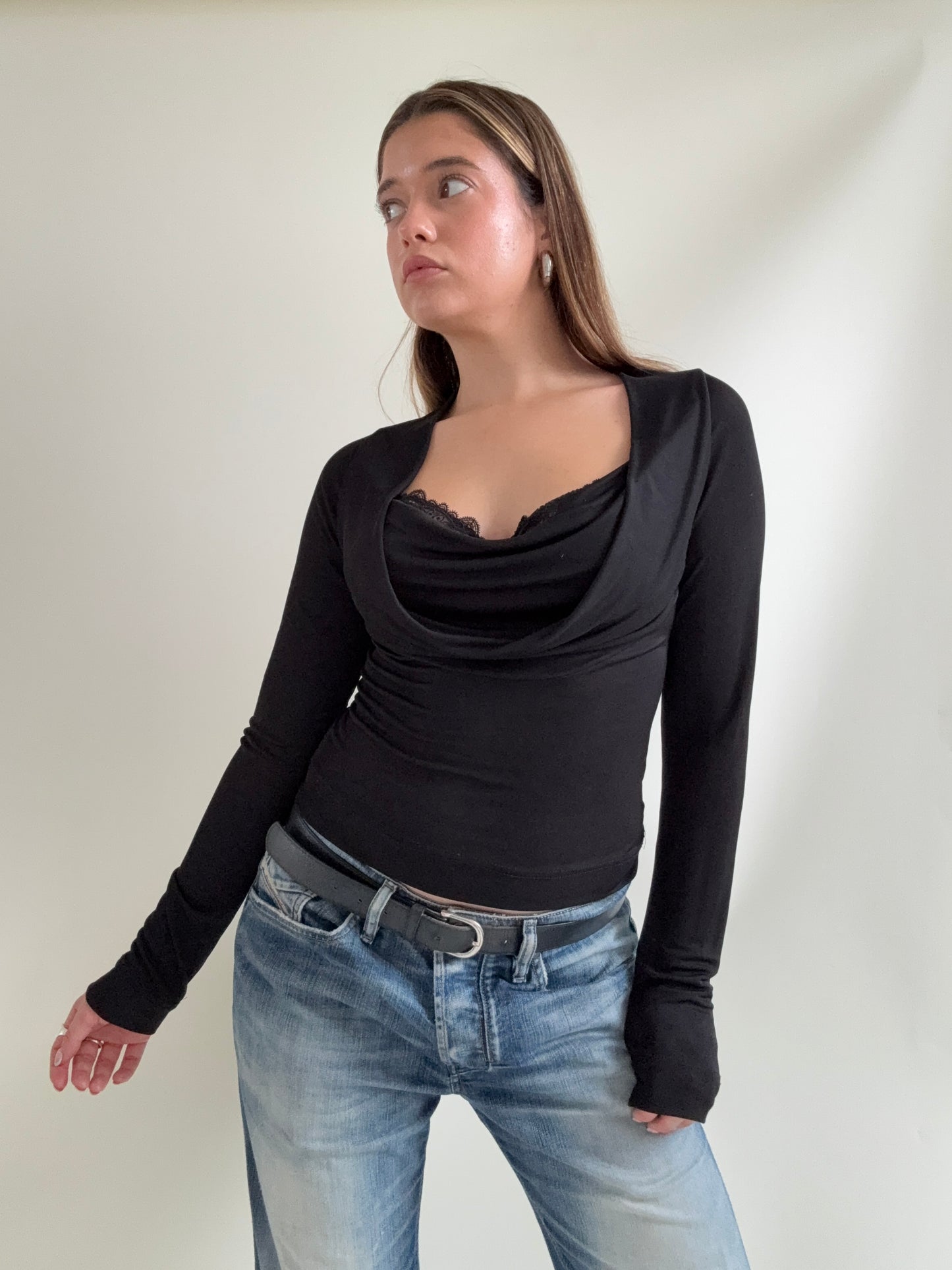 Allsaints Mesh Slinky Top (S)