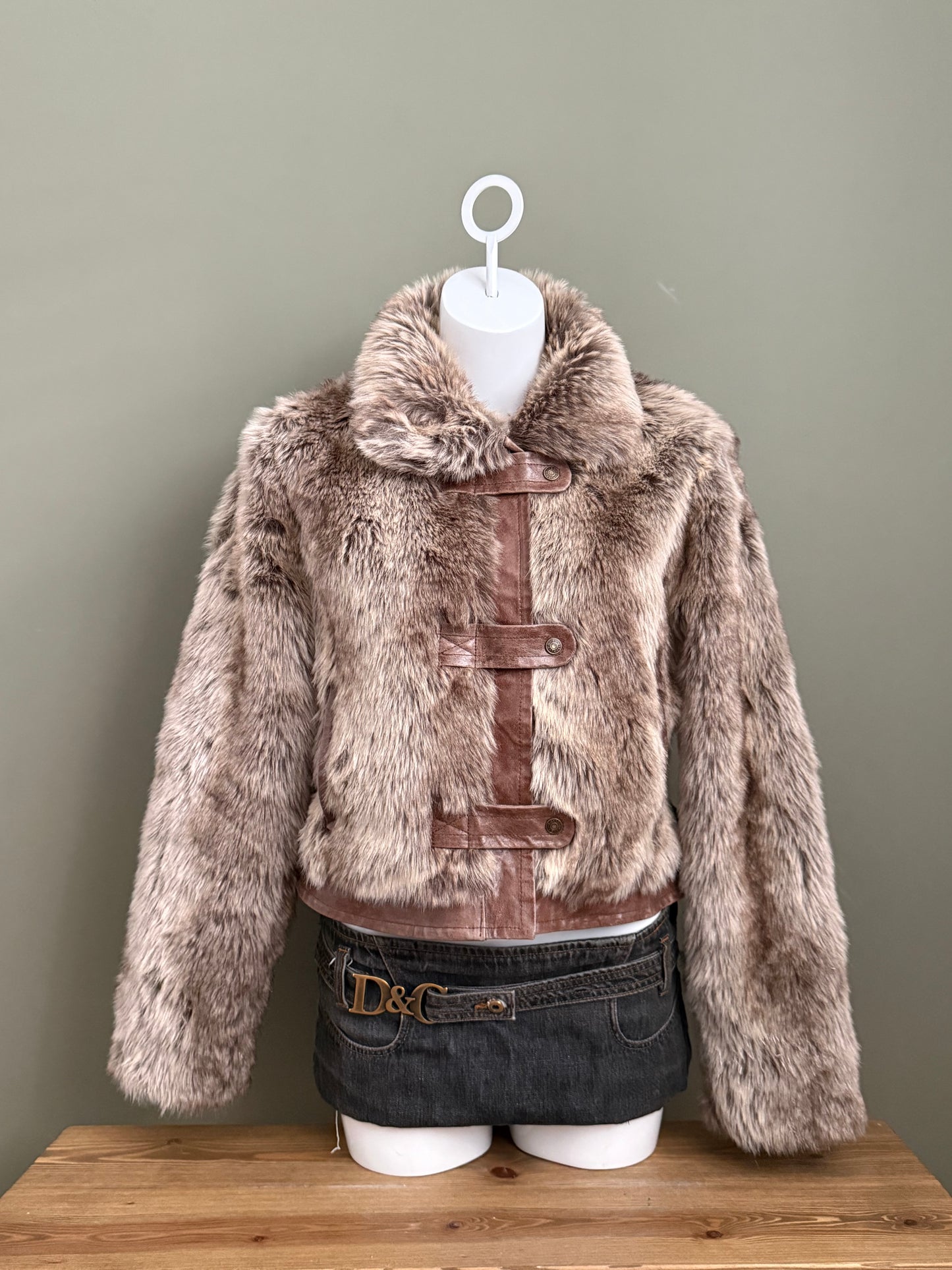 Faux Fur Jacket (UK16)