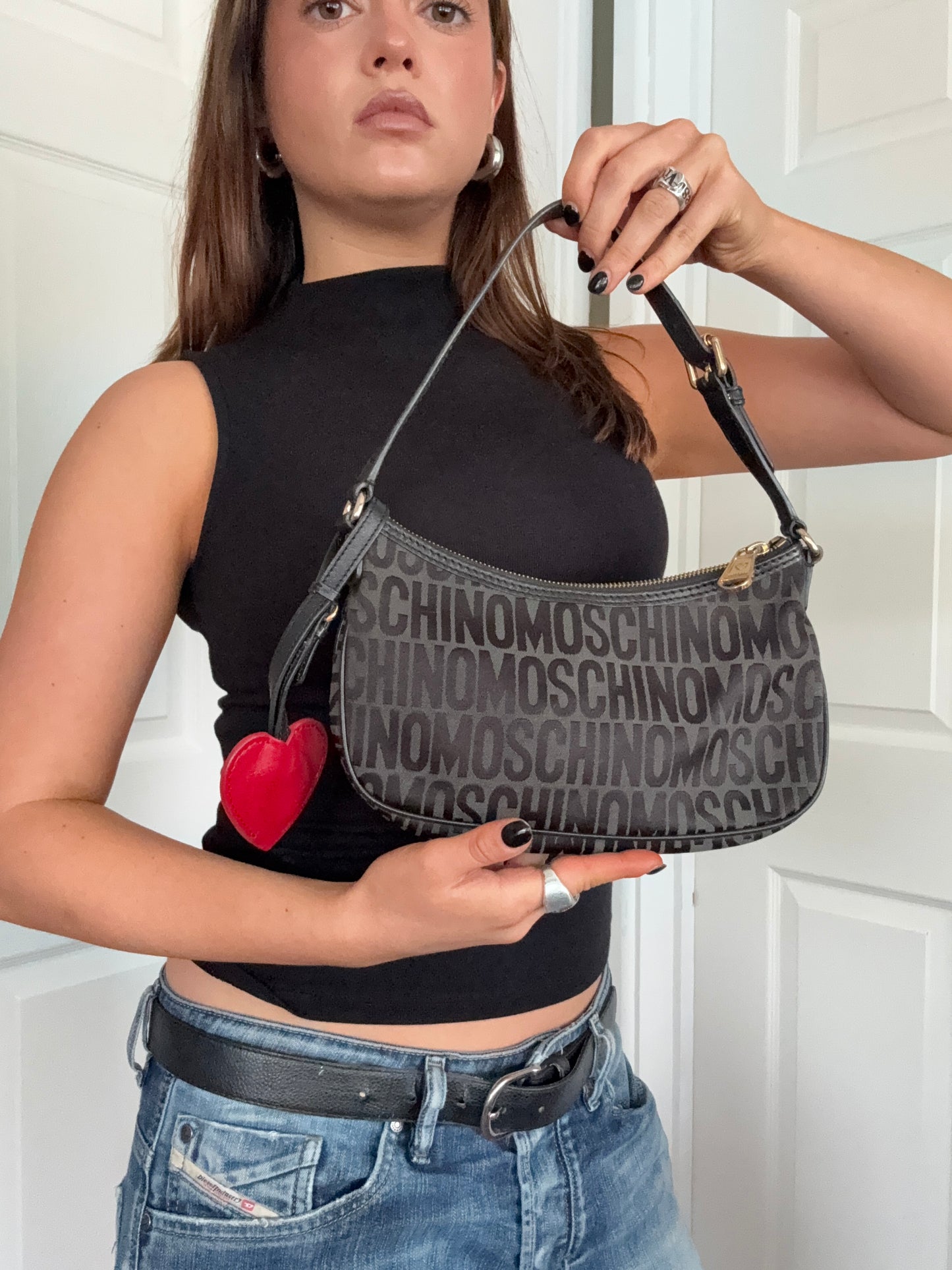 Moschino Monogram Shoulder Bag