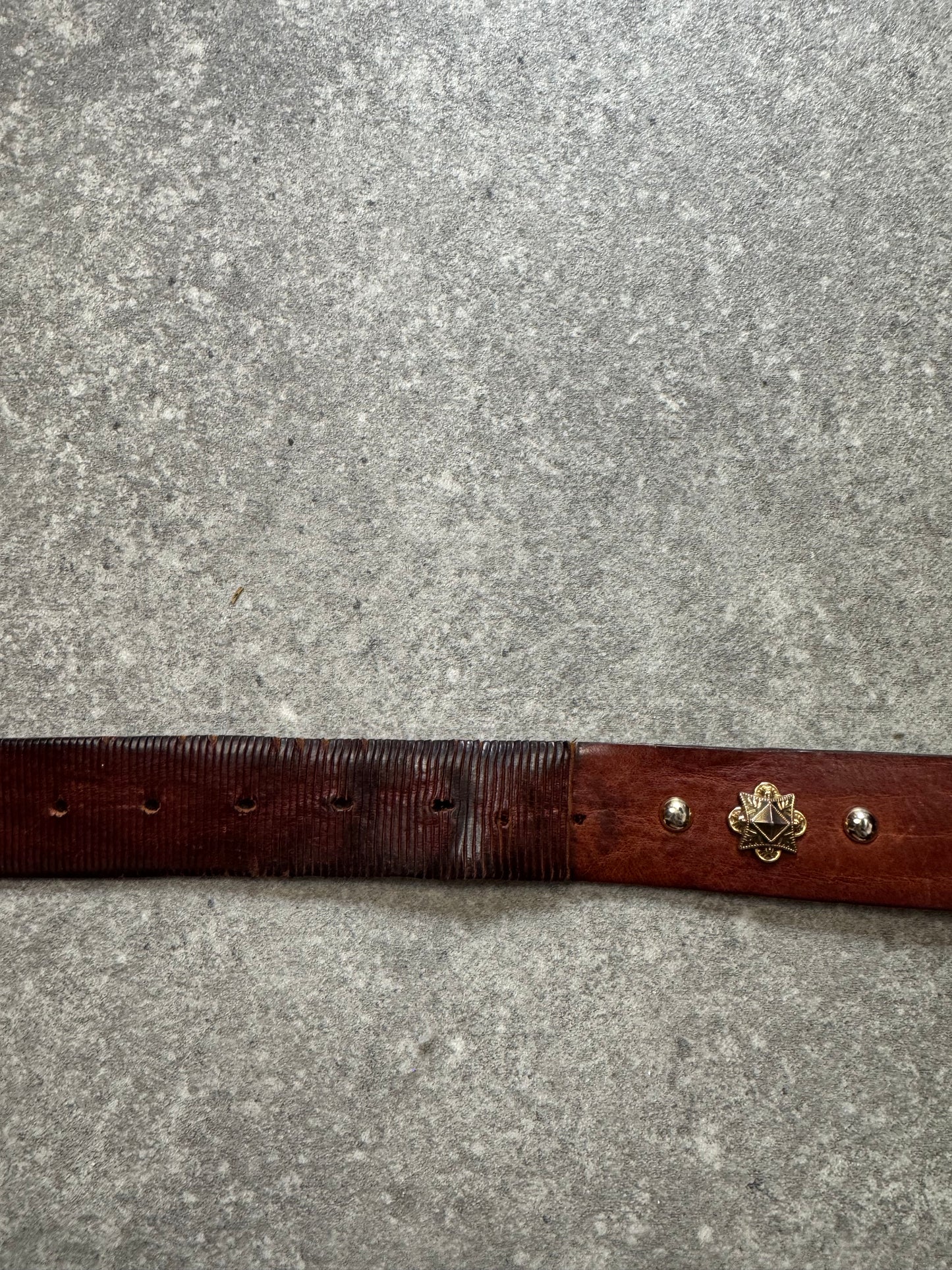 Brown Leather Belt (M)