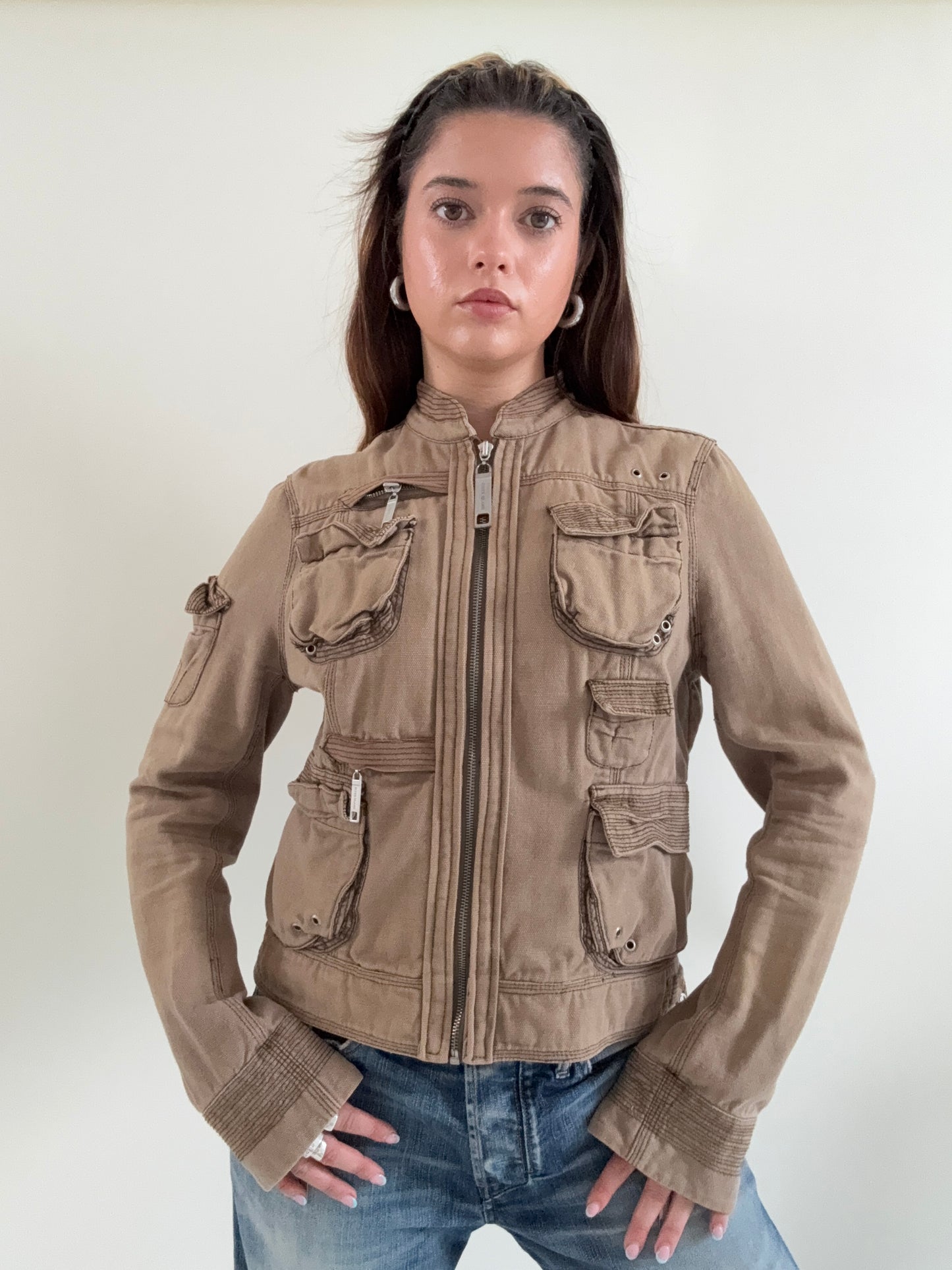 Cargo Embroidered Jacket (UK14)