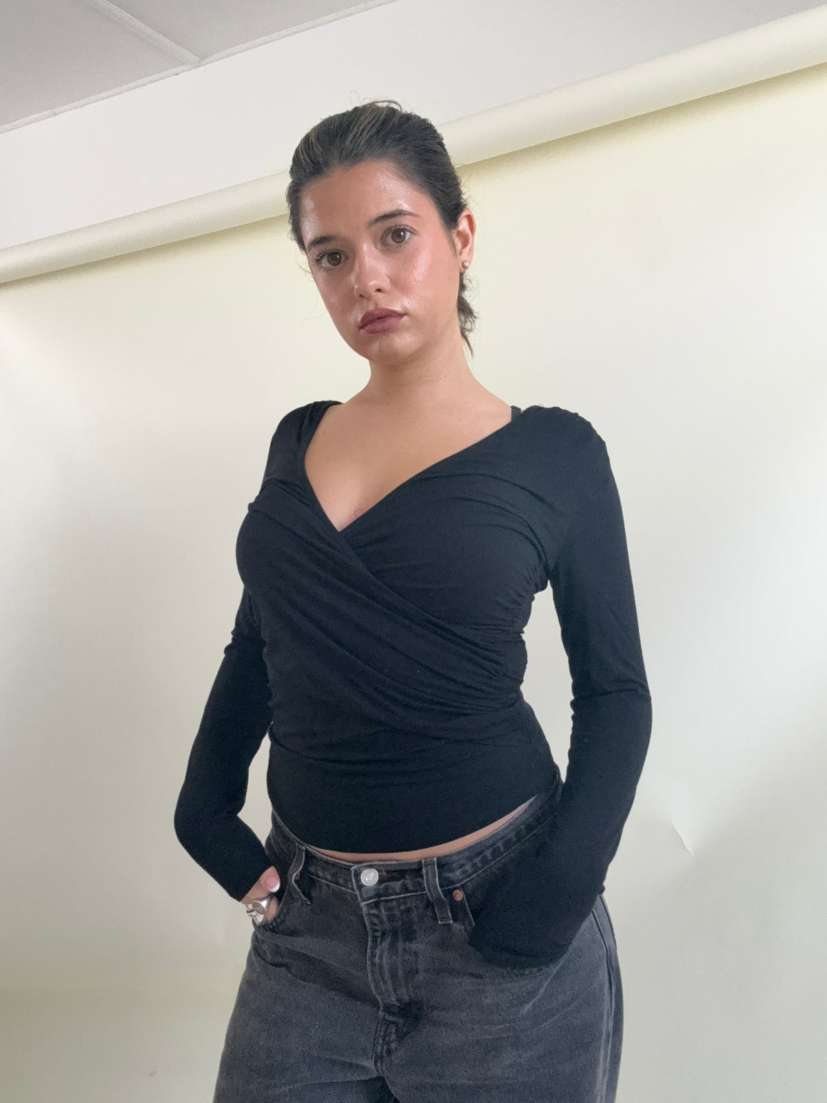 Bebe Y2K Longsleeve Top (S)