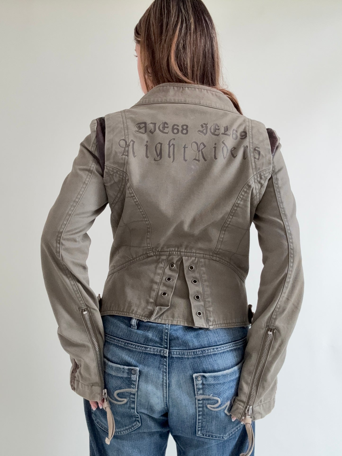 Diesel Fitted Military Style Jacket (L)