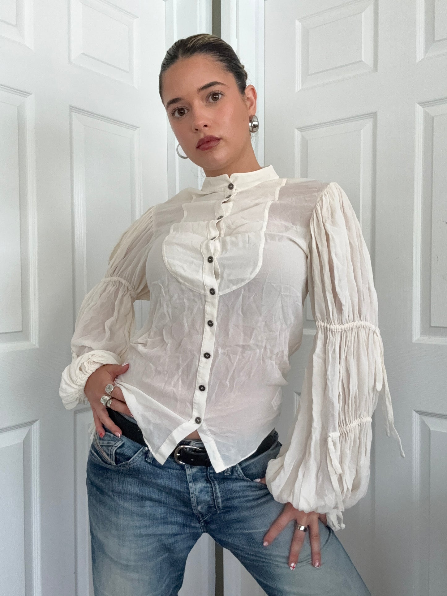 Silk Allsaints Shirt (UK8)