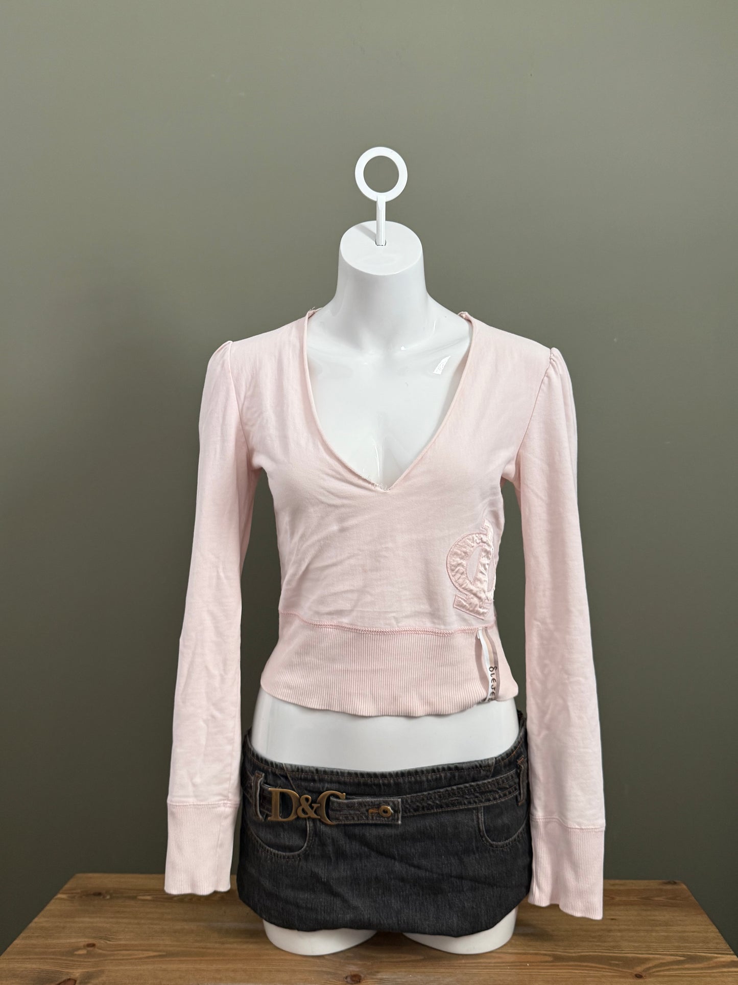 Fitted Diesel V-Neck Jumper (M)