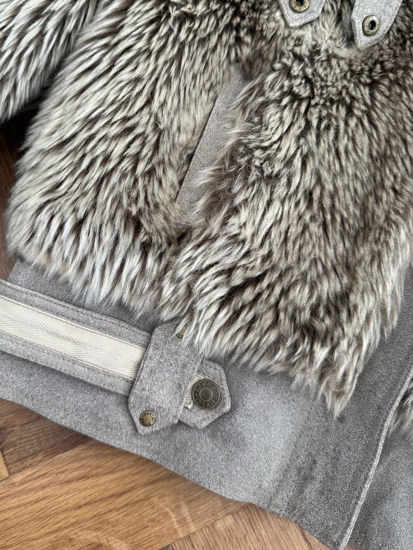 Faux Fur Bomber Jacket (UK16)