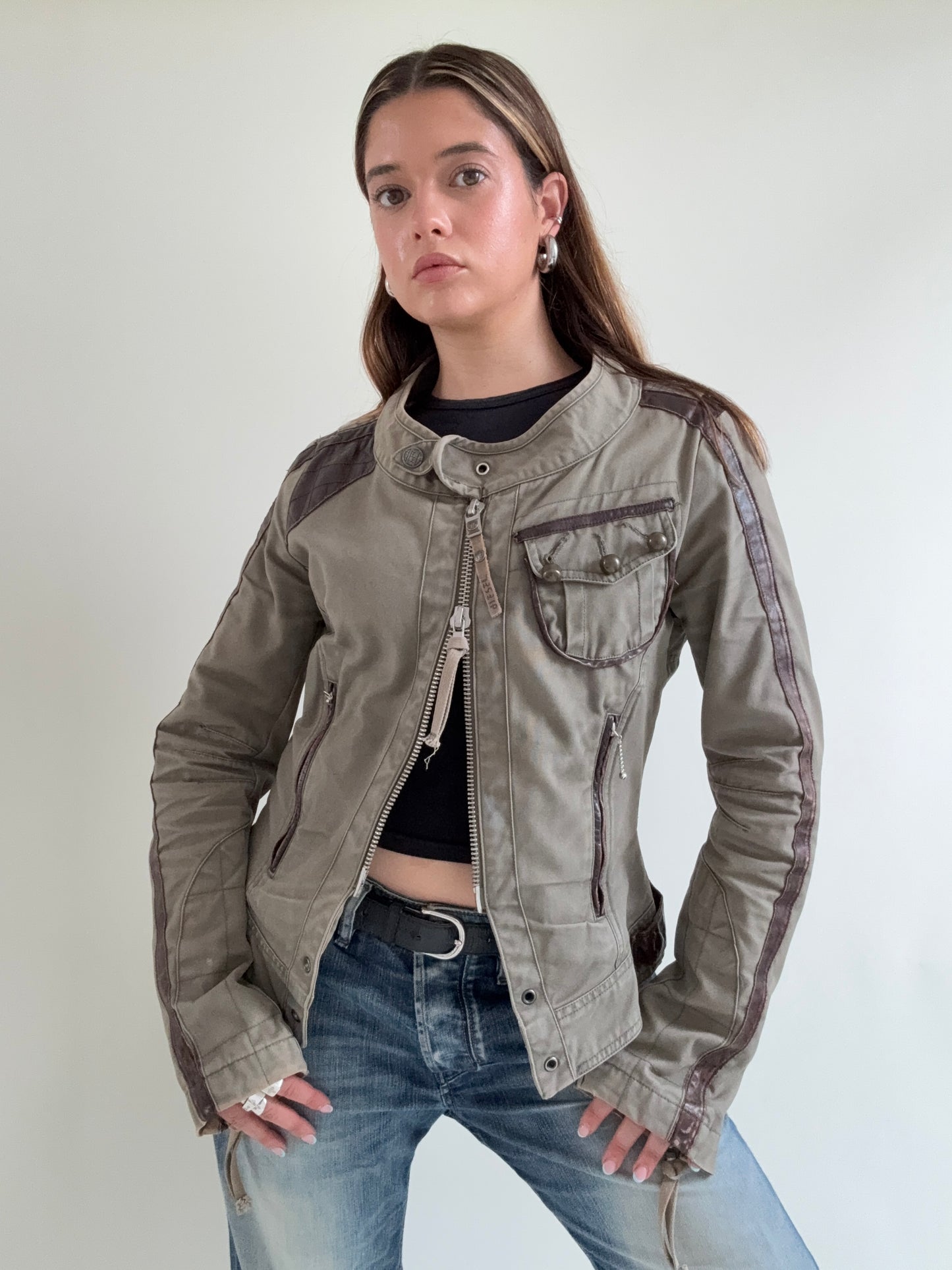 Diesel Fitted Military Style Jacket (L)