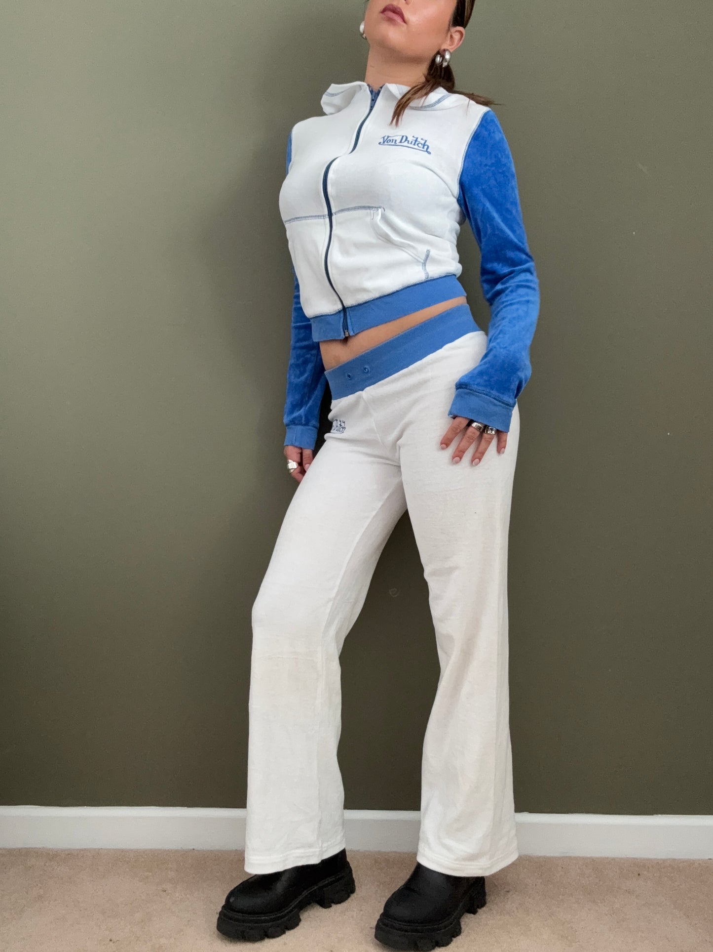 VonDutch Velour Tracksuit (S/M)