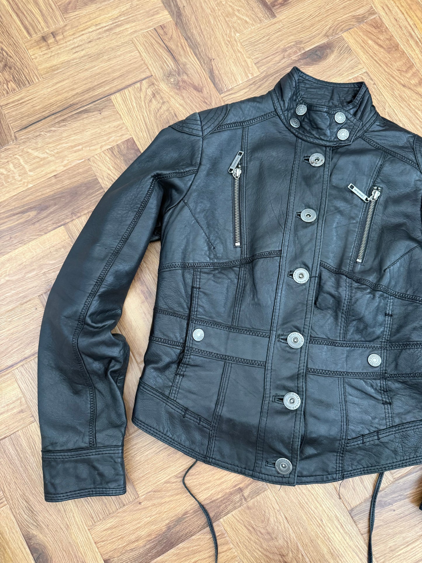 Leather Corset Jacket (UK12)
