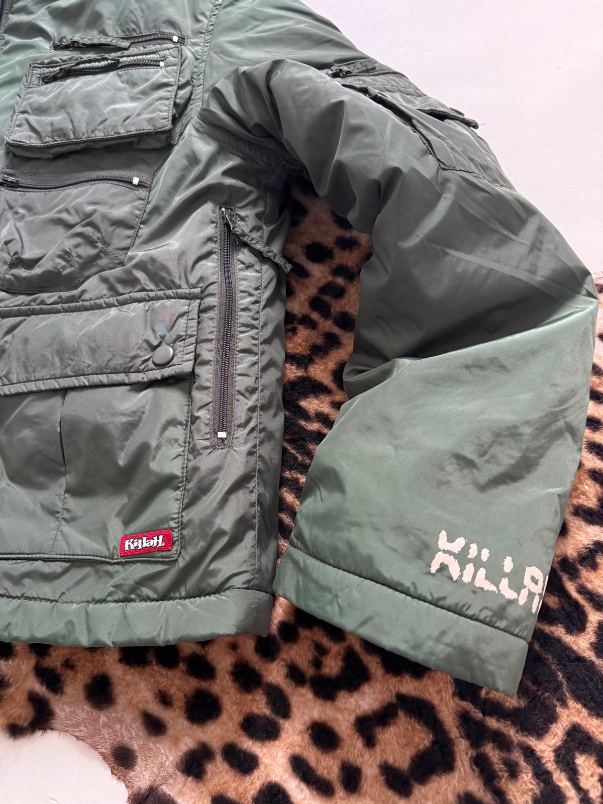 Killah 2000s Cargo Bomber Jacket (L)