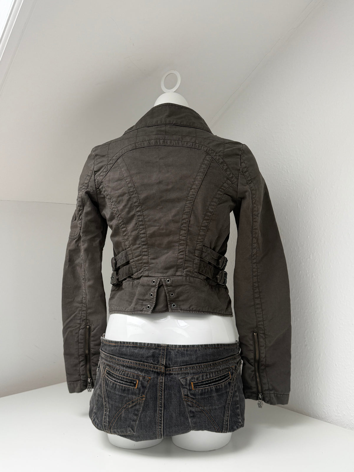 Cropped Diesel Utility Jacket (M)