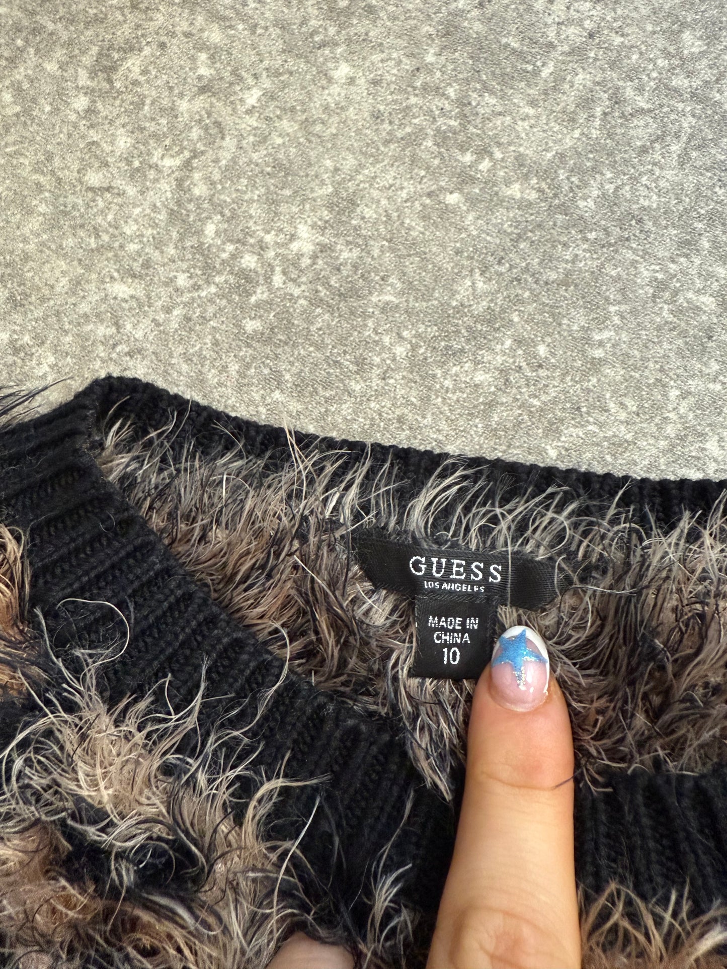 Fluffy Guess Jumper (UK10)