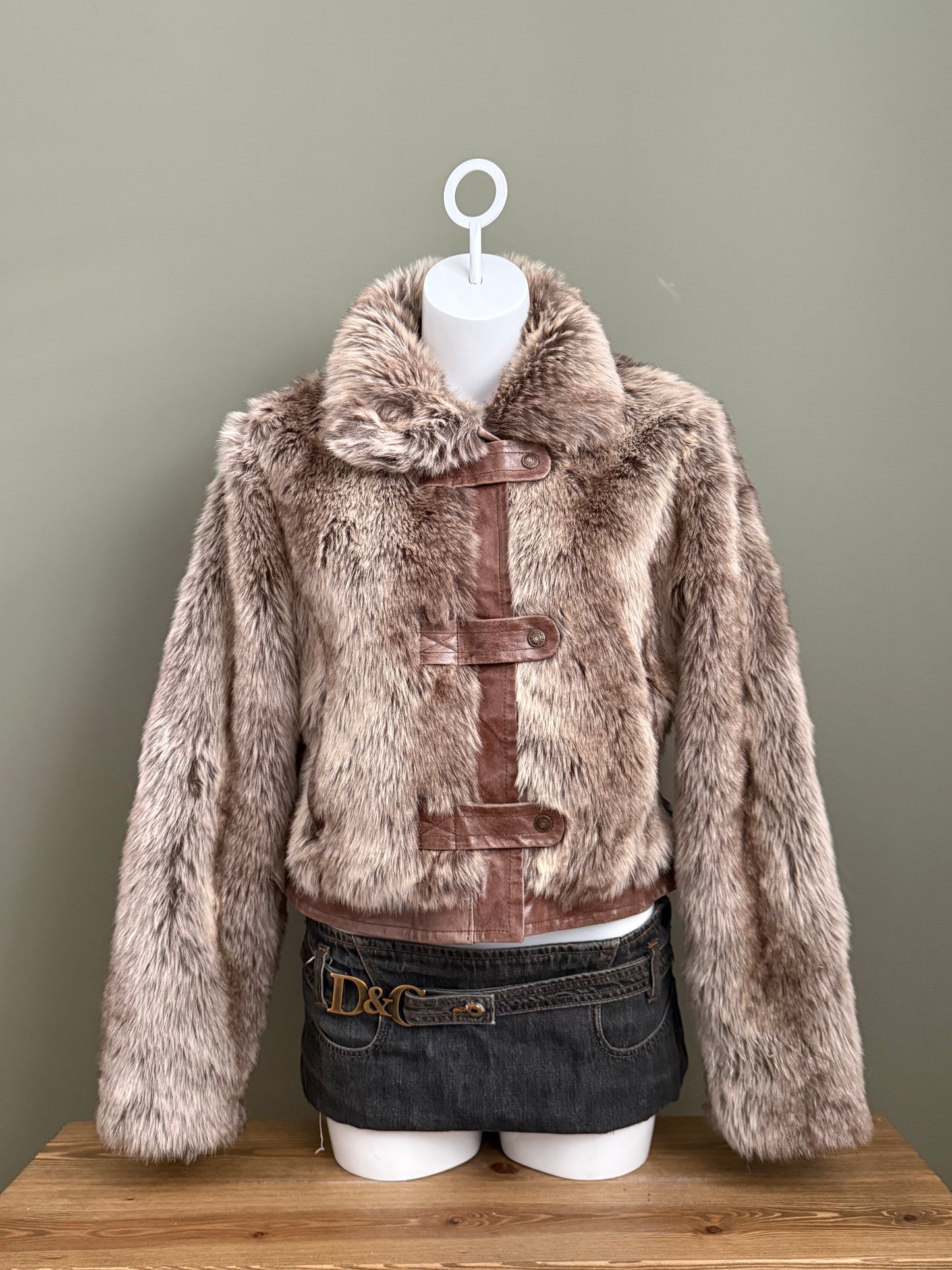 Faux Fur Jacket (UK16)