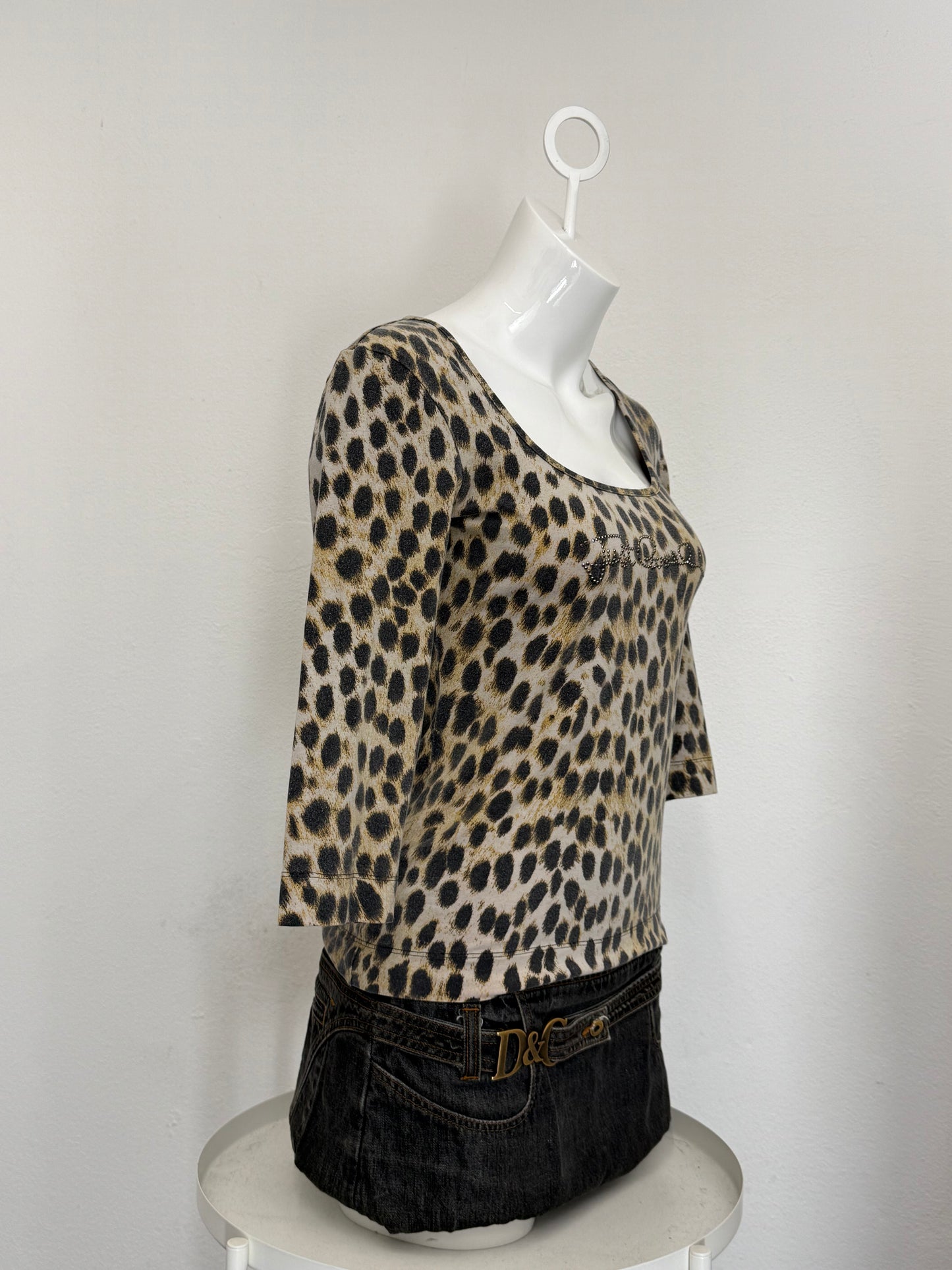 Leopard Cavalli Top (M)