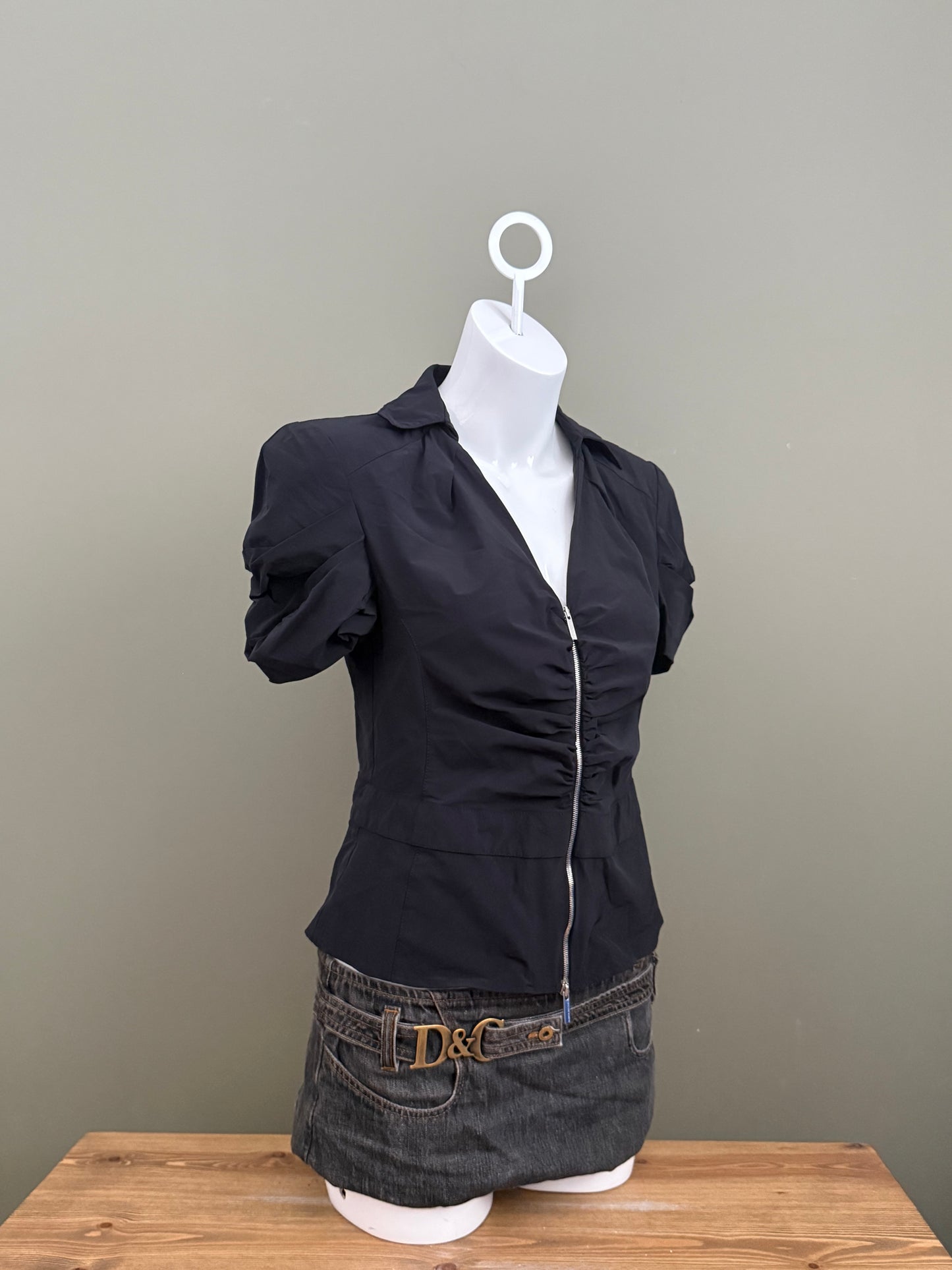 Karen Millen Zip Shirt (UK14)