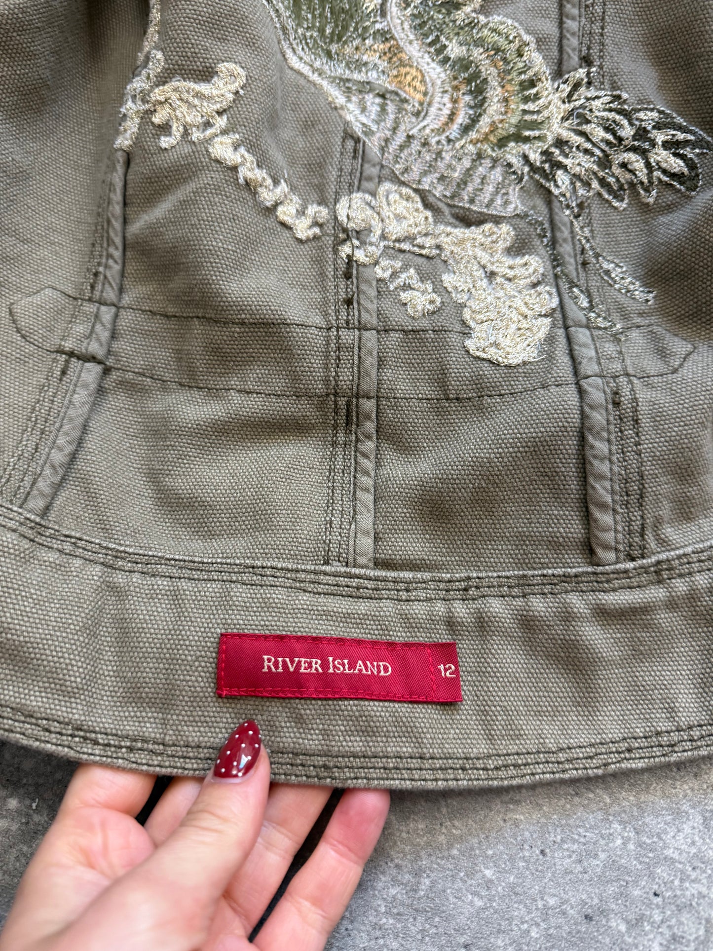 Y2K Cargo Jacket (UK12)