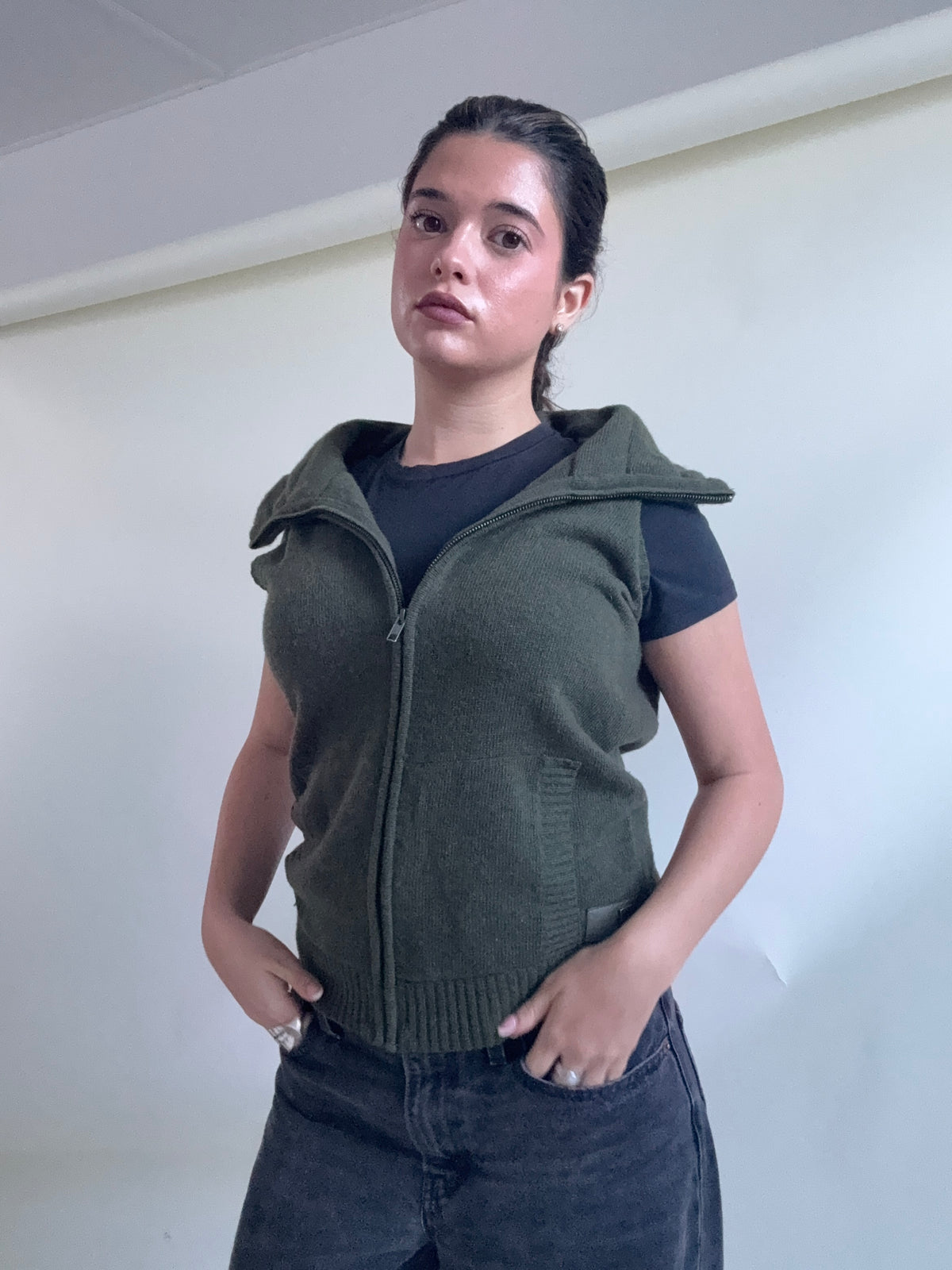 Diesel Wool Zip Gilet (M)
