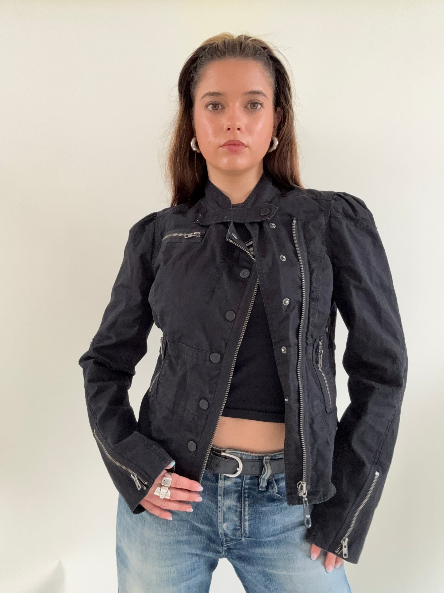 Y2K Asymmetric Corset Jacket (UK12)