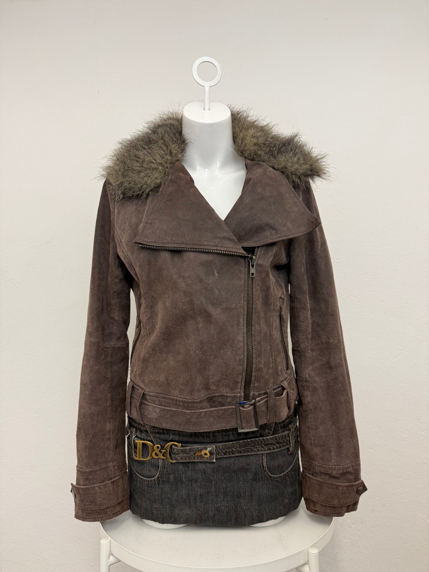 Jane Norman Suede Jacket (UK14)