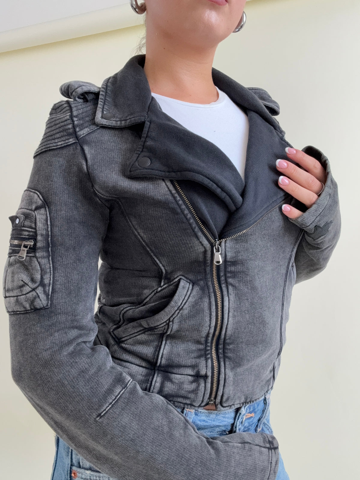 Diesel Cotton Biker Jacket (S)