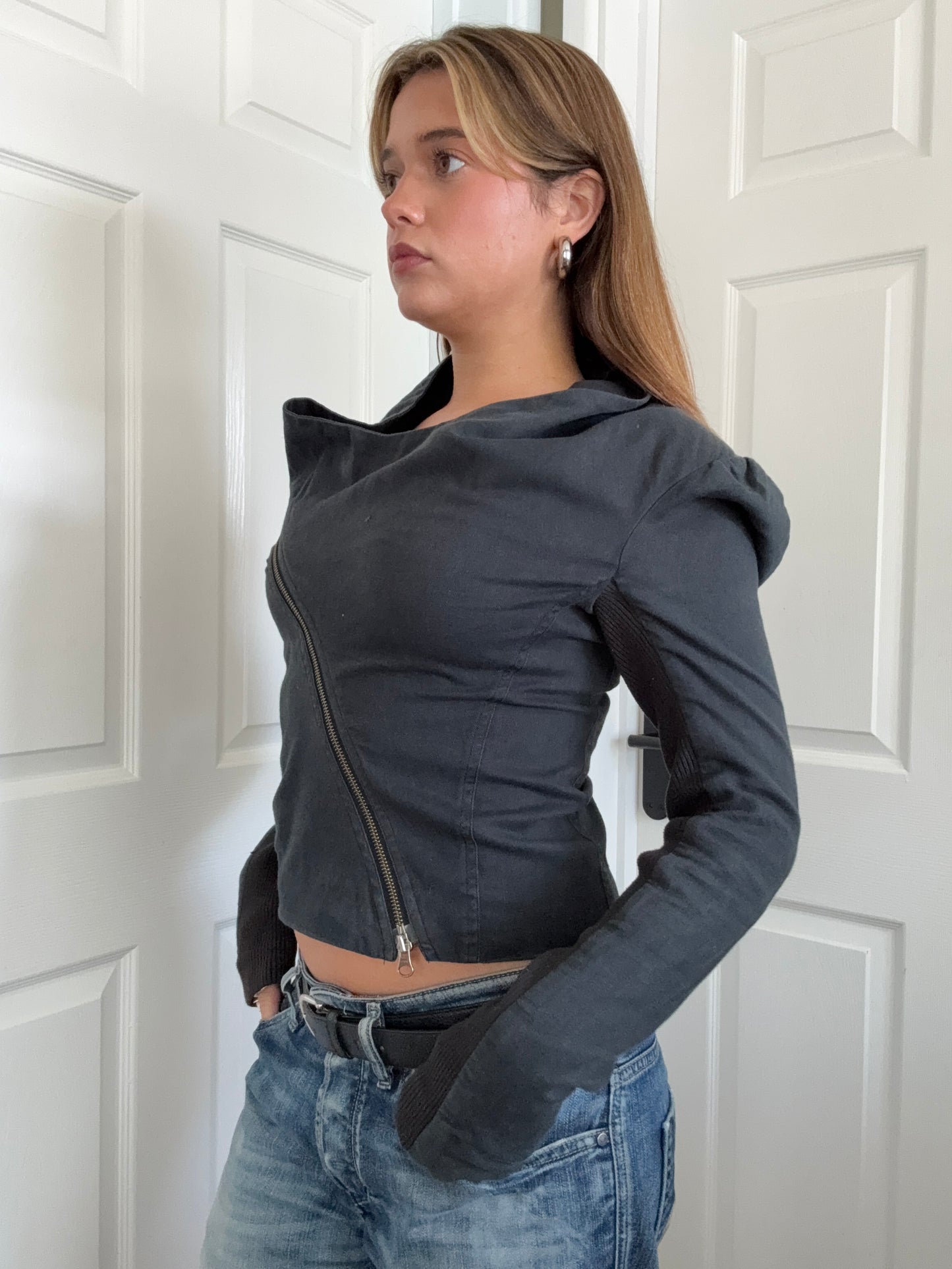 Allsaints Asymmetric Jacket (UK8)