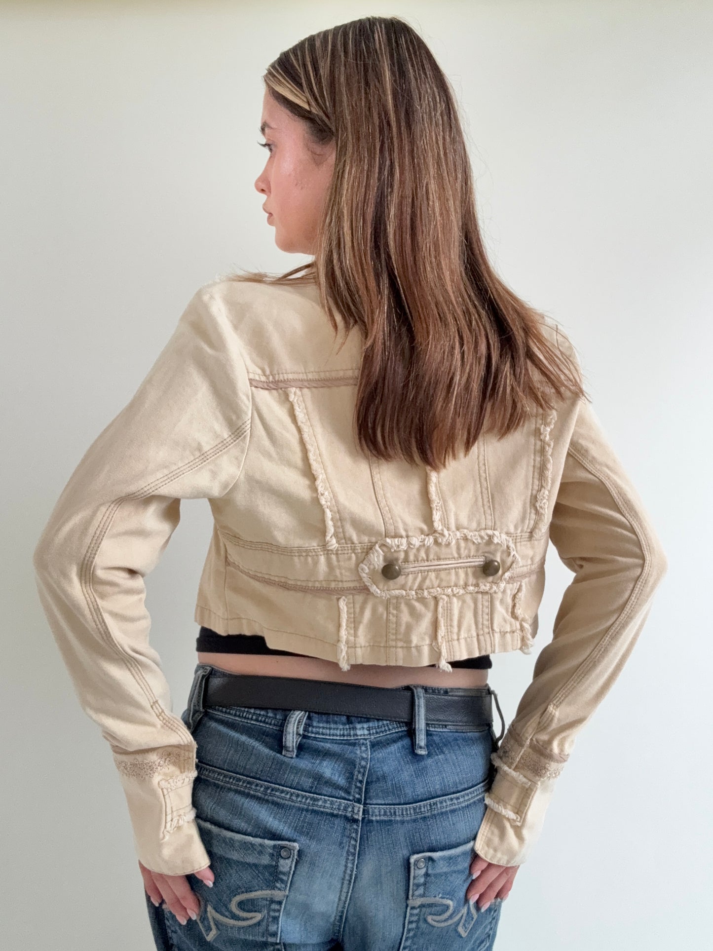 Cropped Military Jacket (UK12)