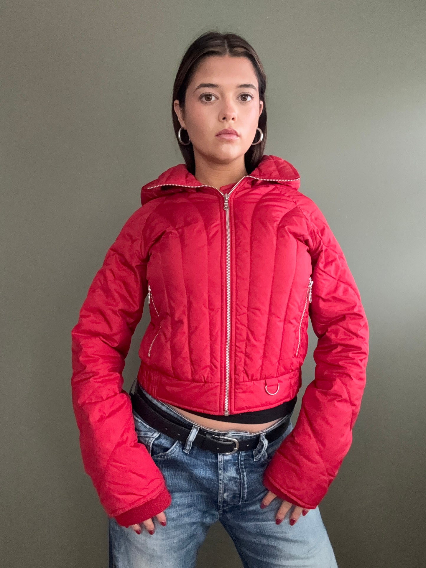 Red Puffer Jacket (S)