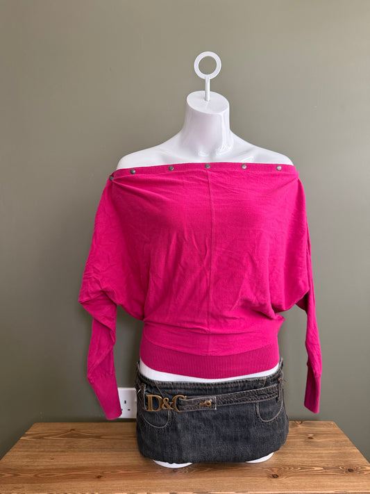 Allsaints Batwing Popper Jumper (S)