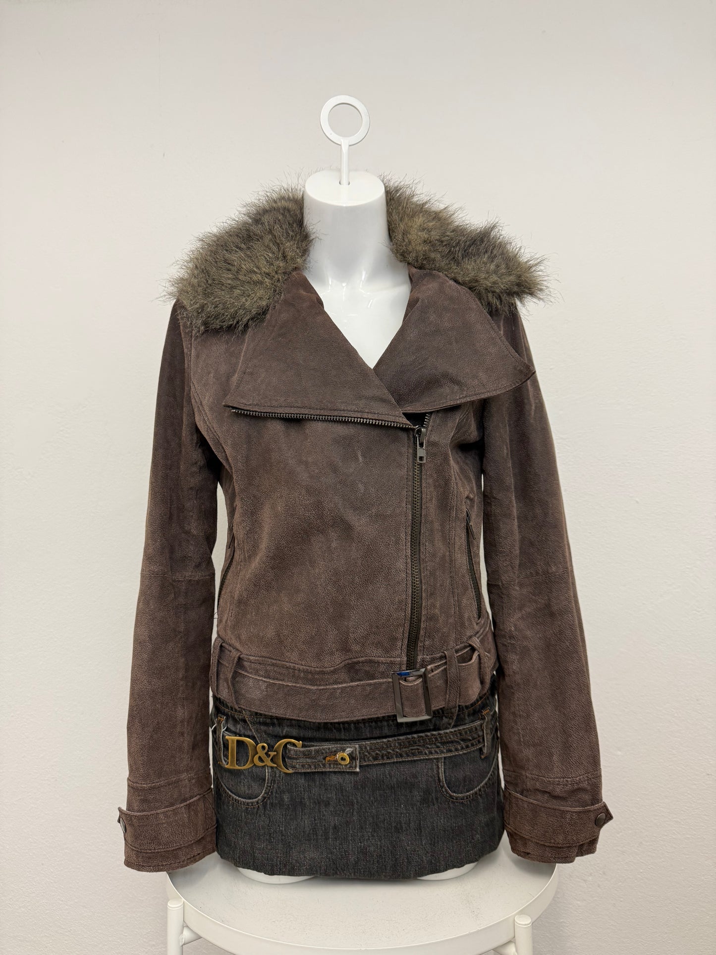 Jane Norman Suede Jacket (UK14)