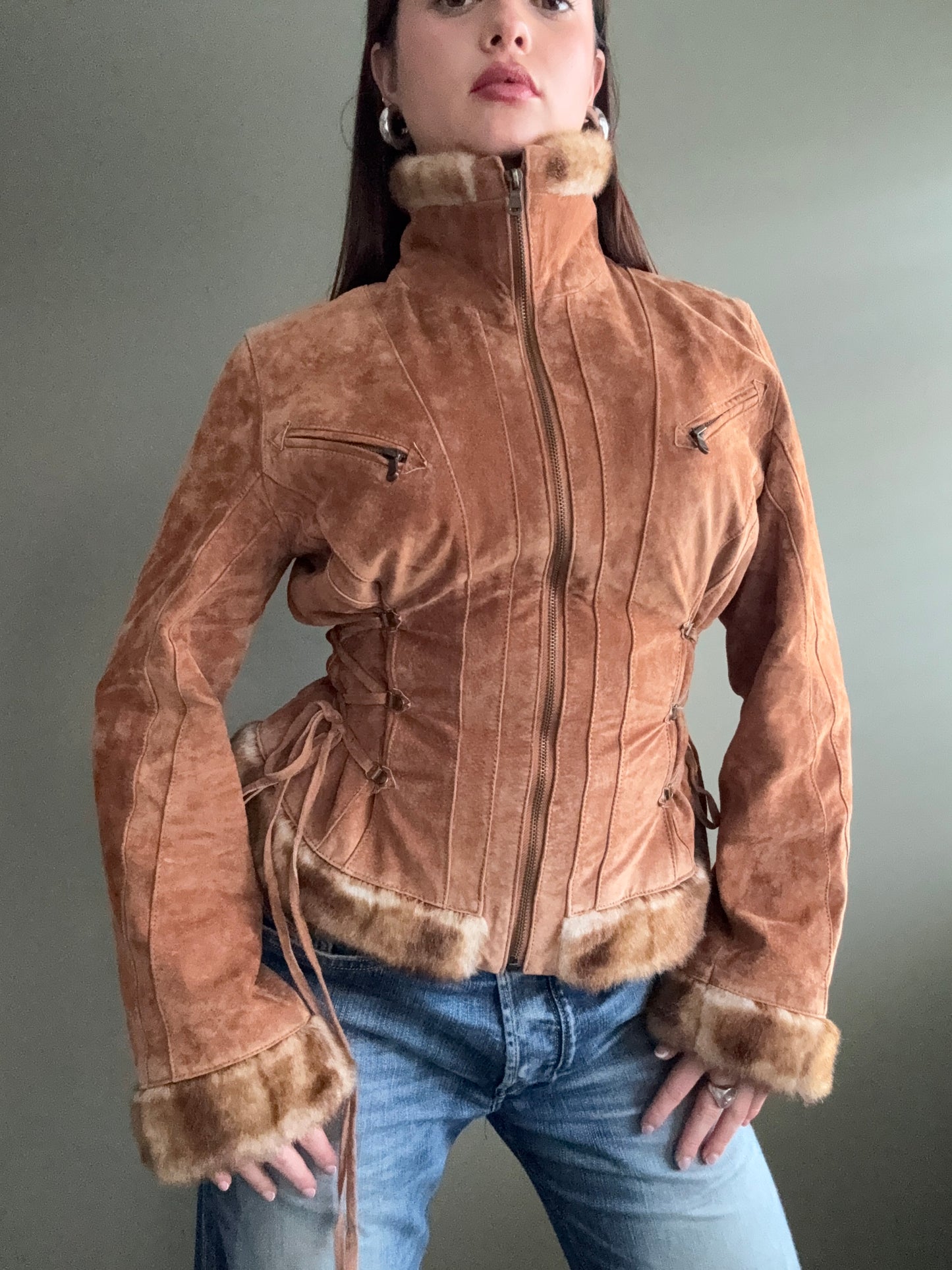 Suede Corset Jacket (S)