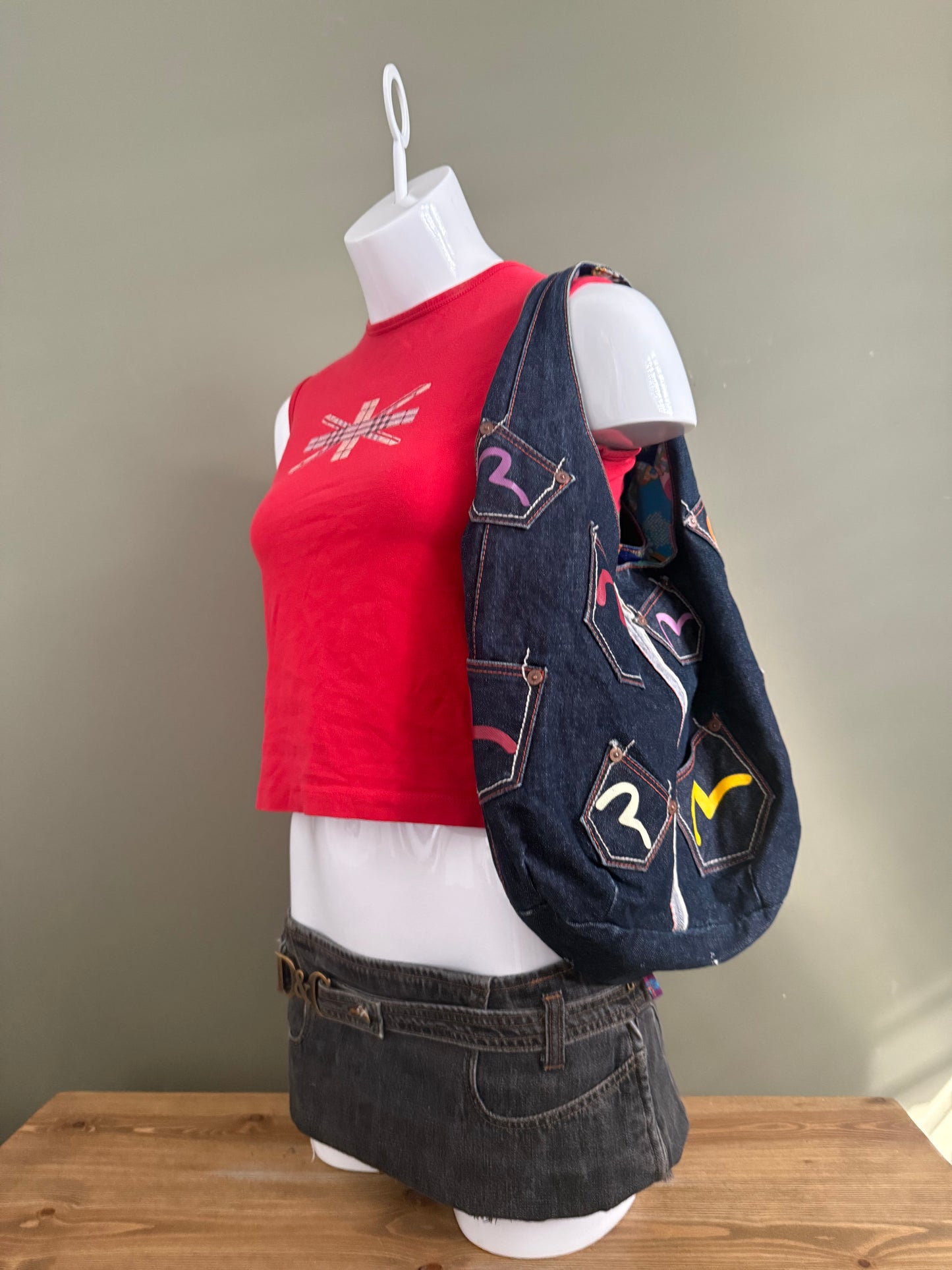 Evisu Pocket Reversible Bag