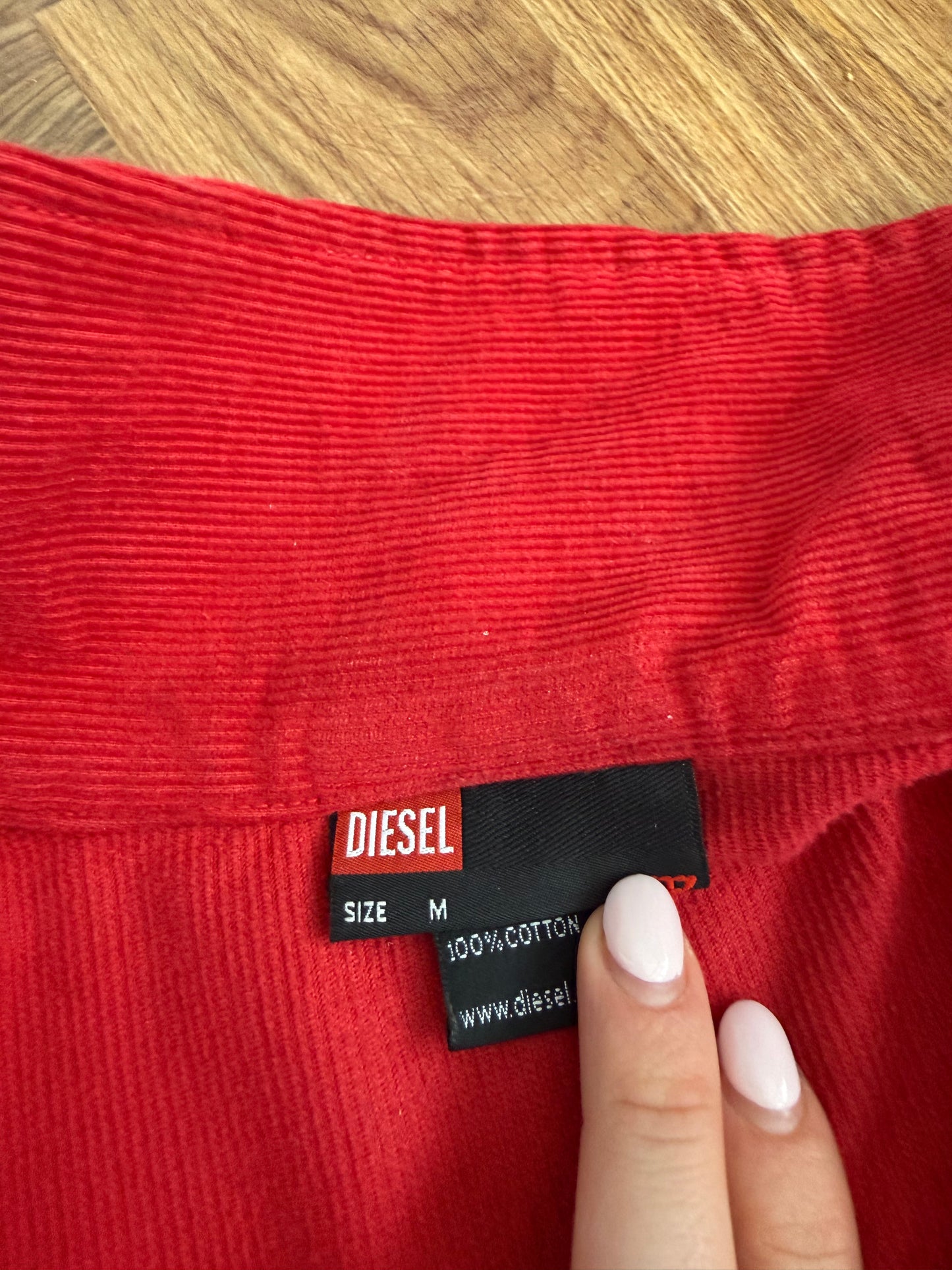 Red Diesel Corduroy Fitted Jacket (M)