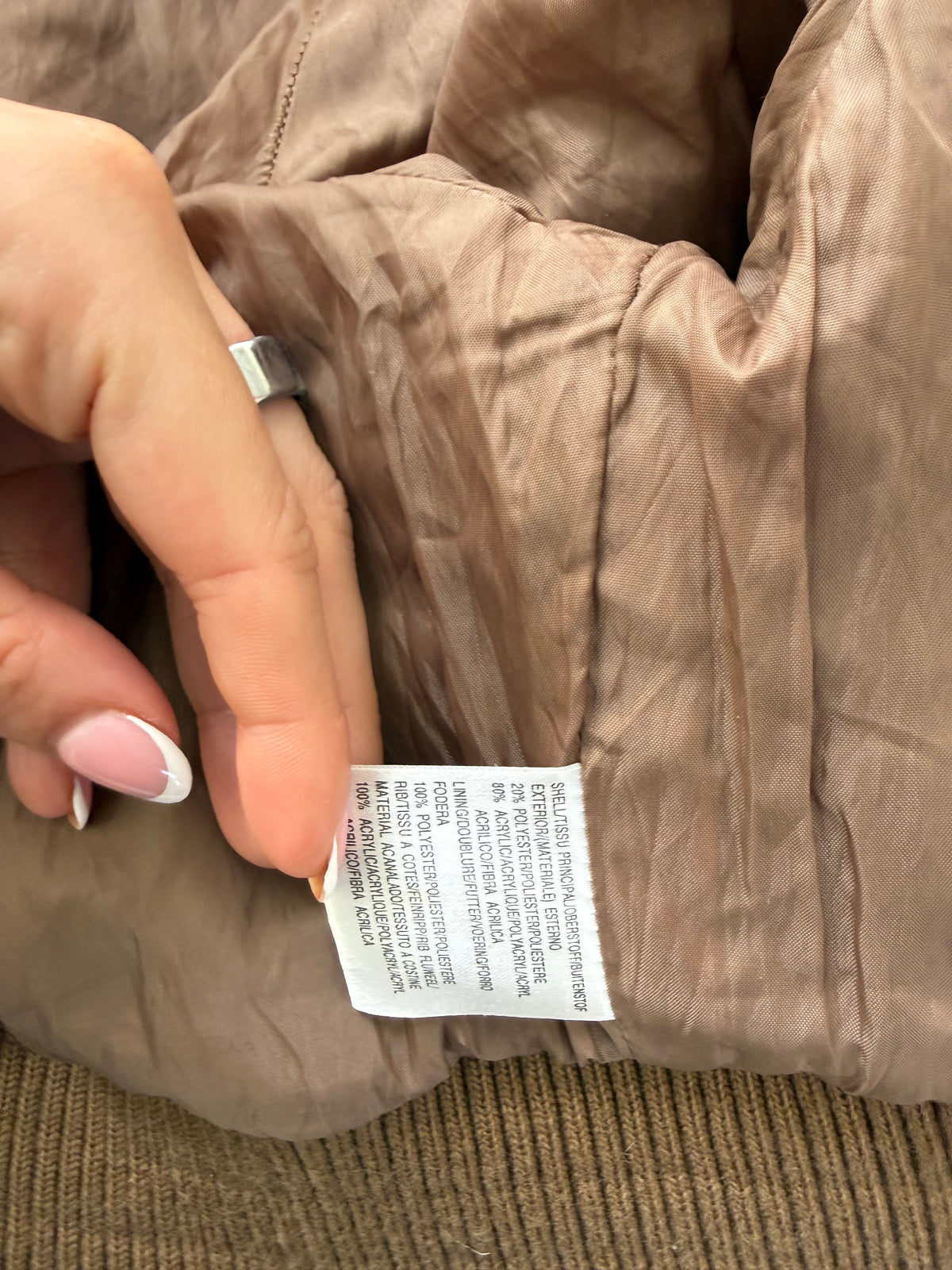 Cropped Faux Fur Jacket (UK10)