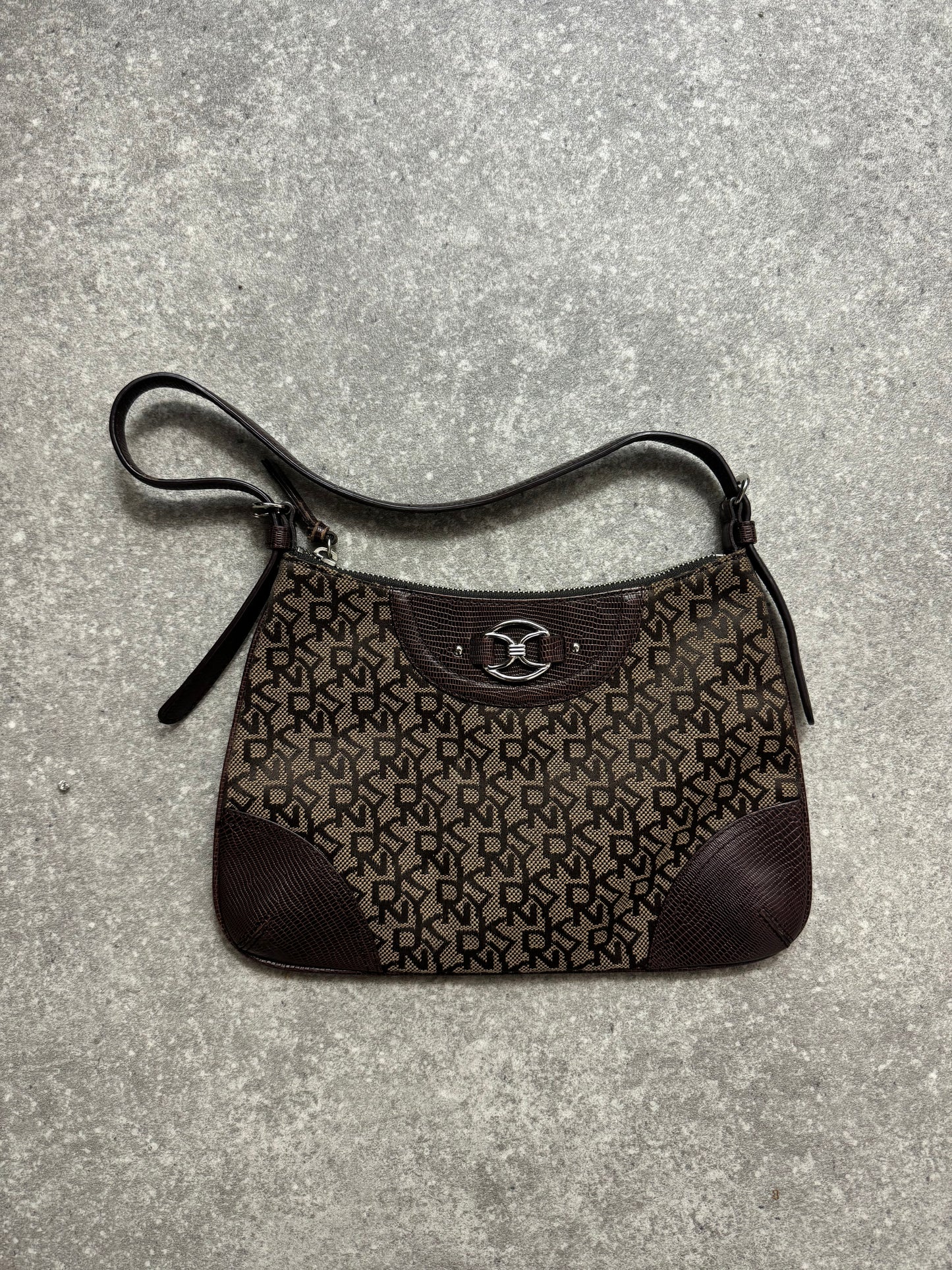 DKNY Monogram Classic Shoulder Bag