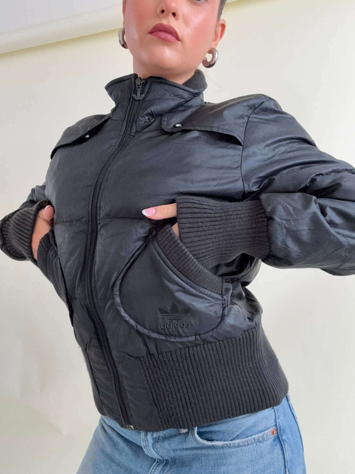 Vintage Adidas Puffer Jacket (UK14)