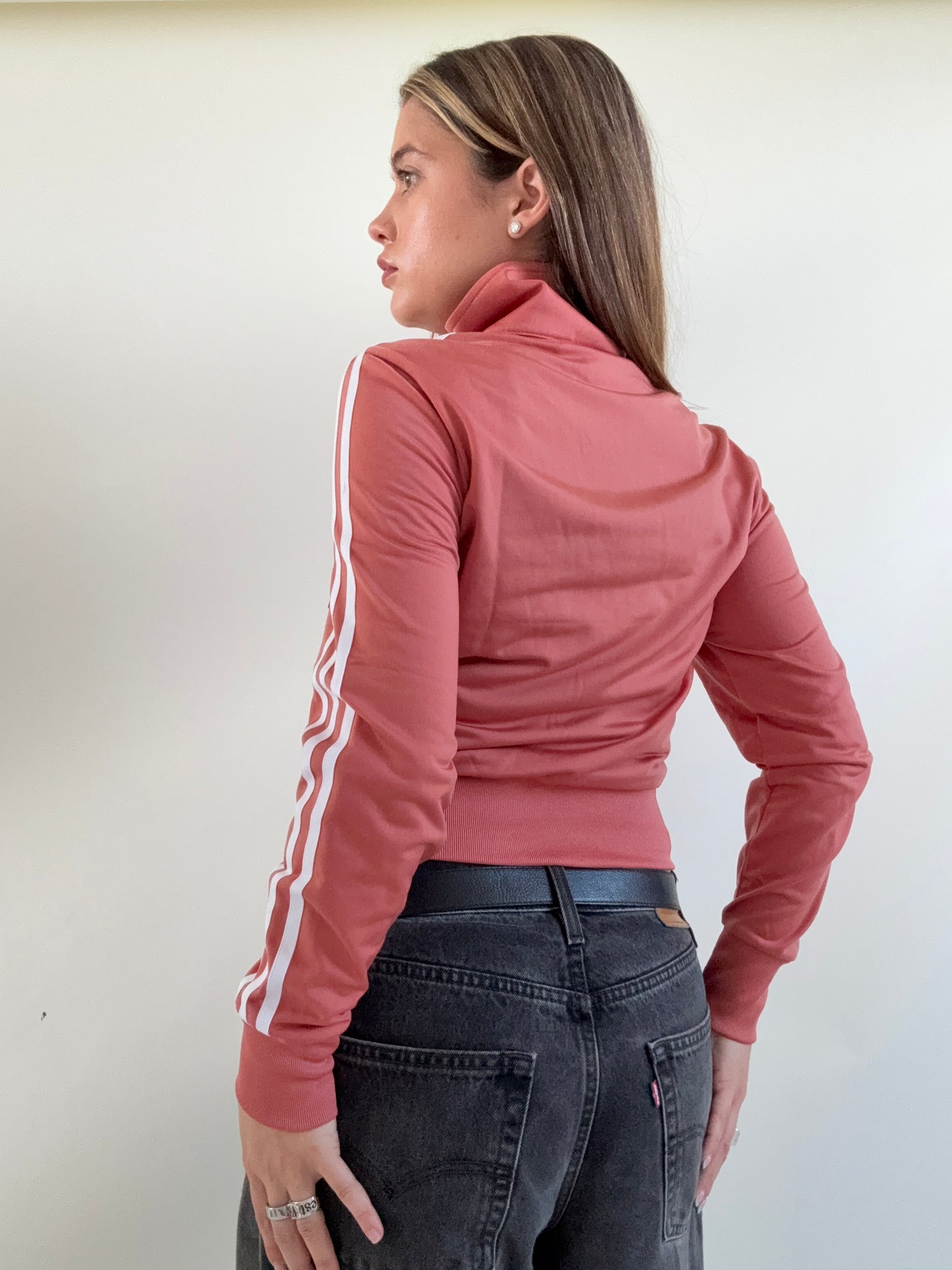 Adidas Double Zip Tracksuit Jacket (UK6)