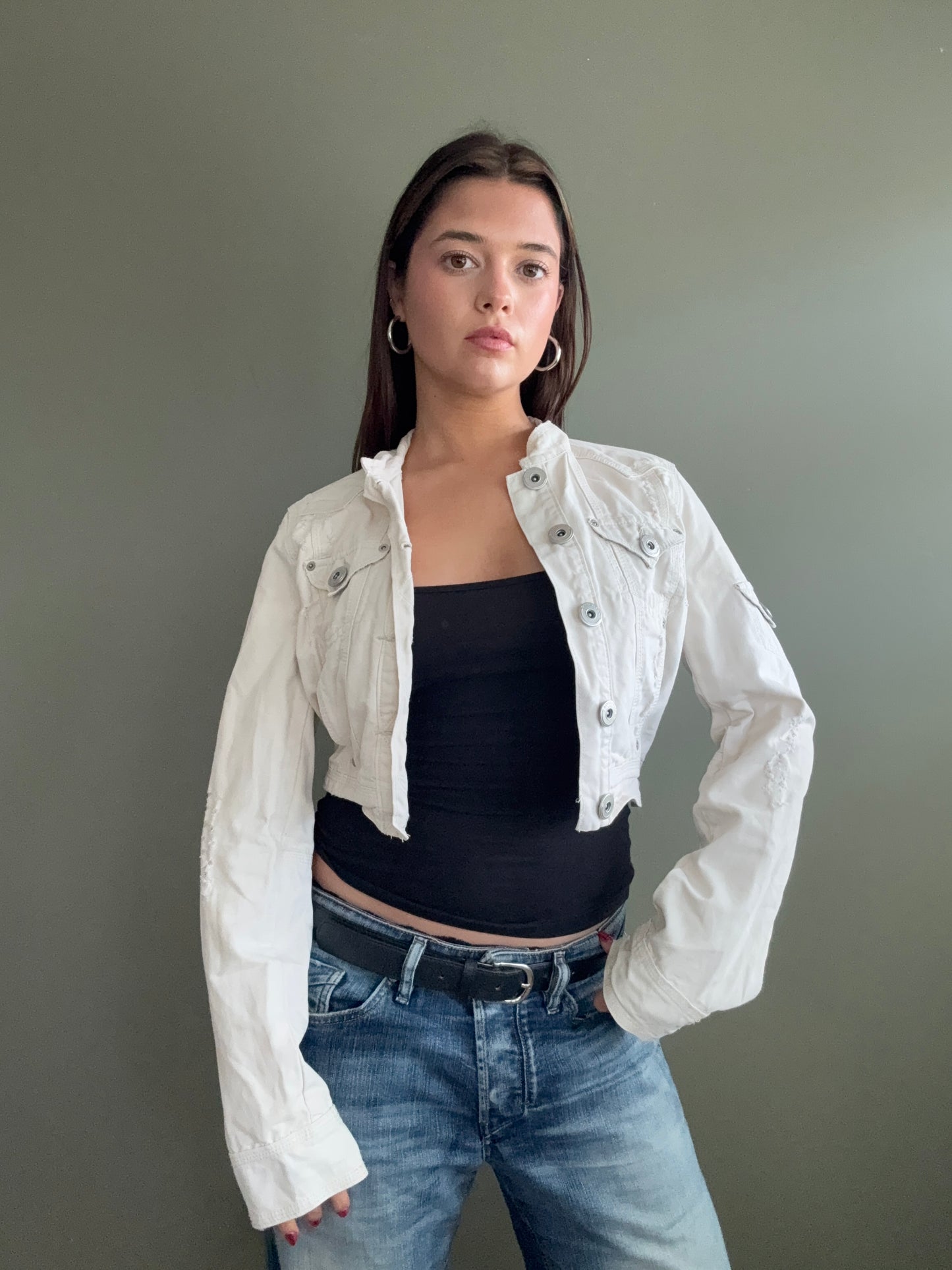 Cropped Y2K Jacket (UK14)