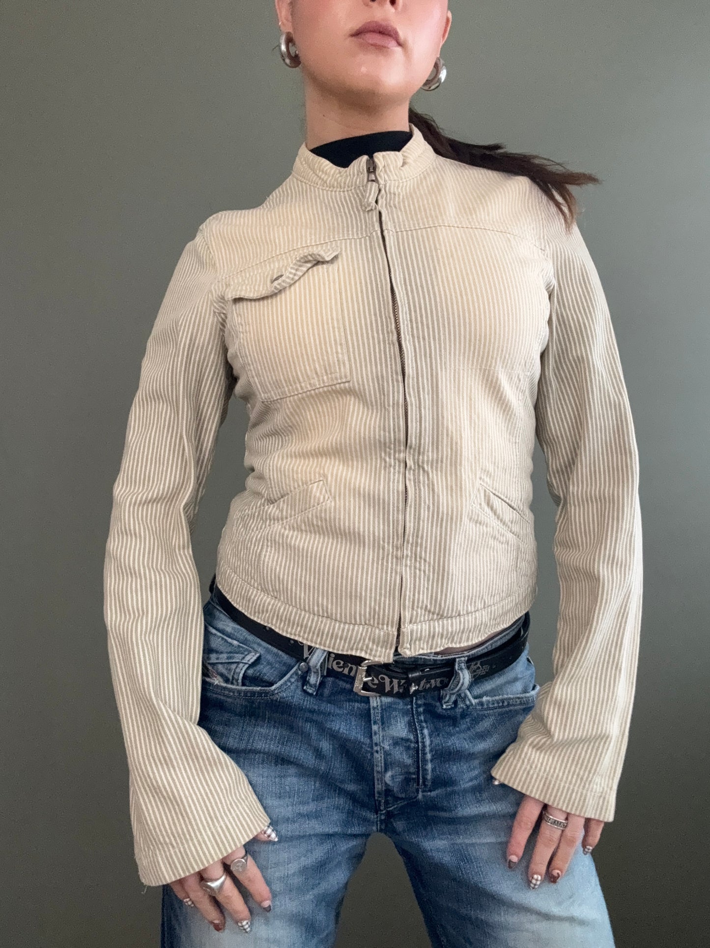 Guess Pinstripe Jacket (M)