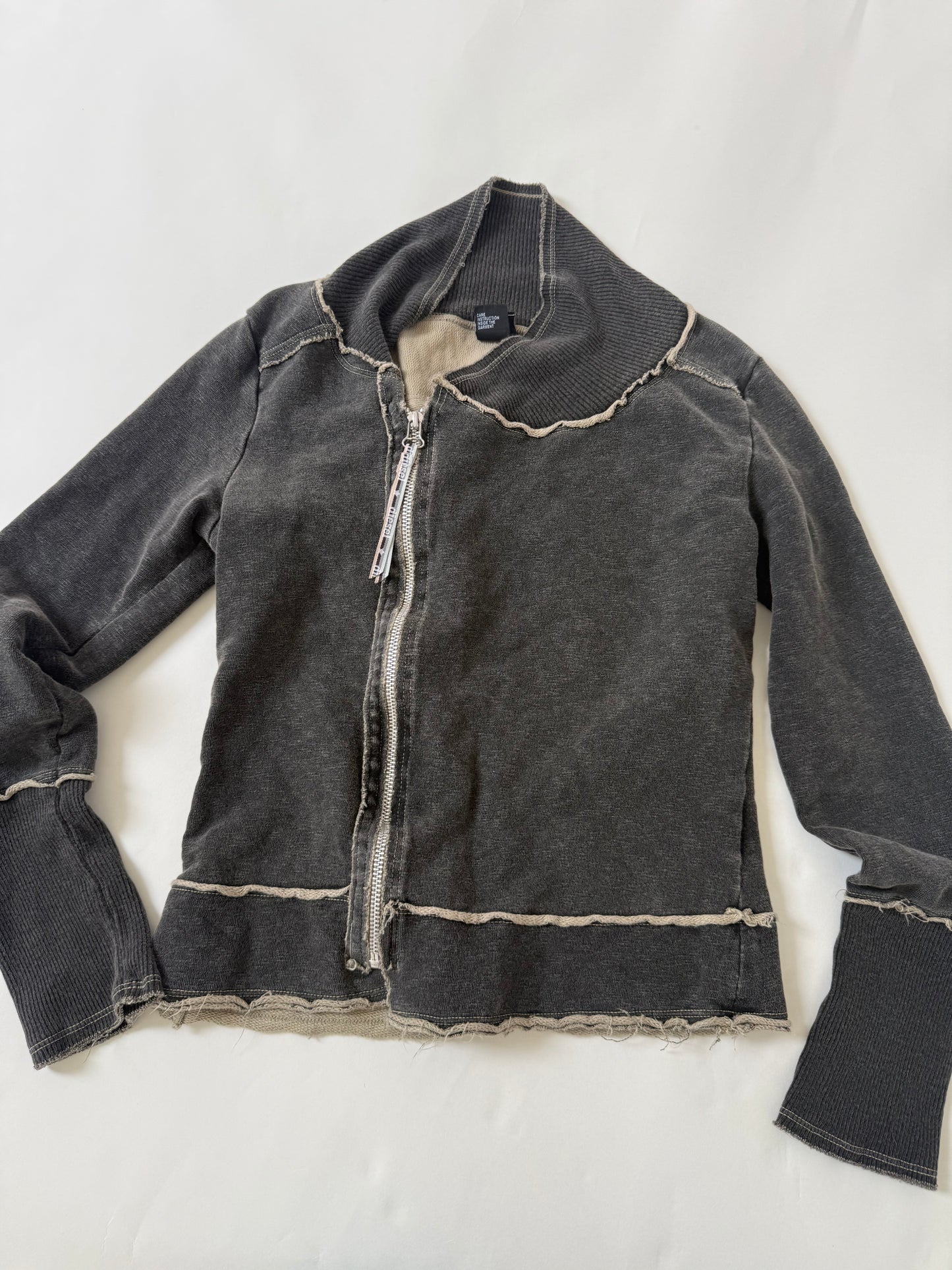 Vintage Diesel Asymmetric Zip Jumper (L)