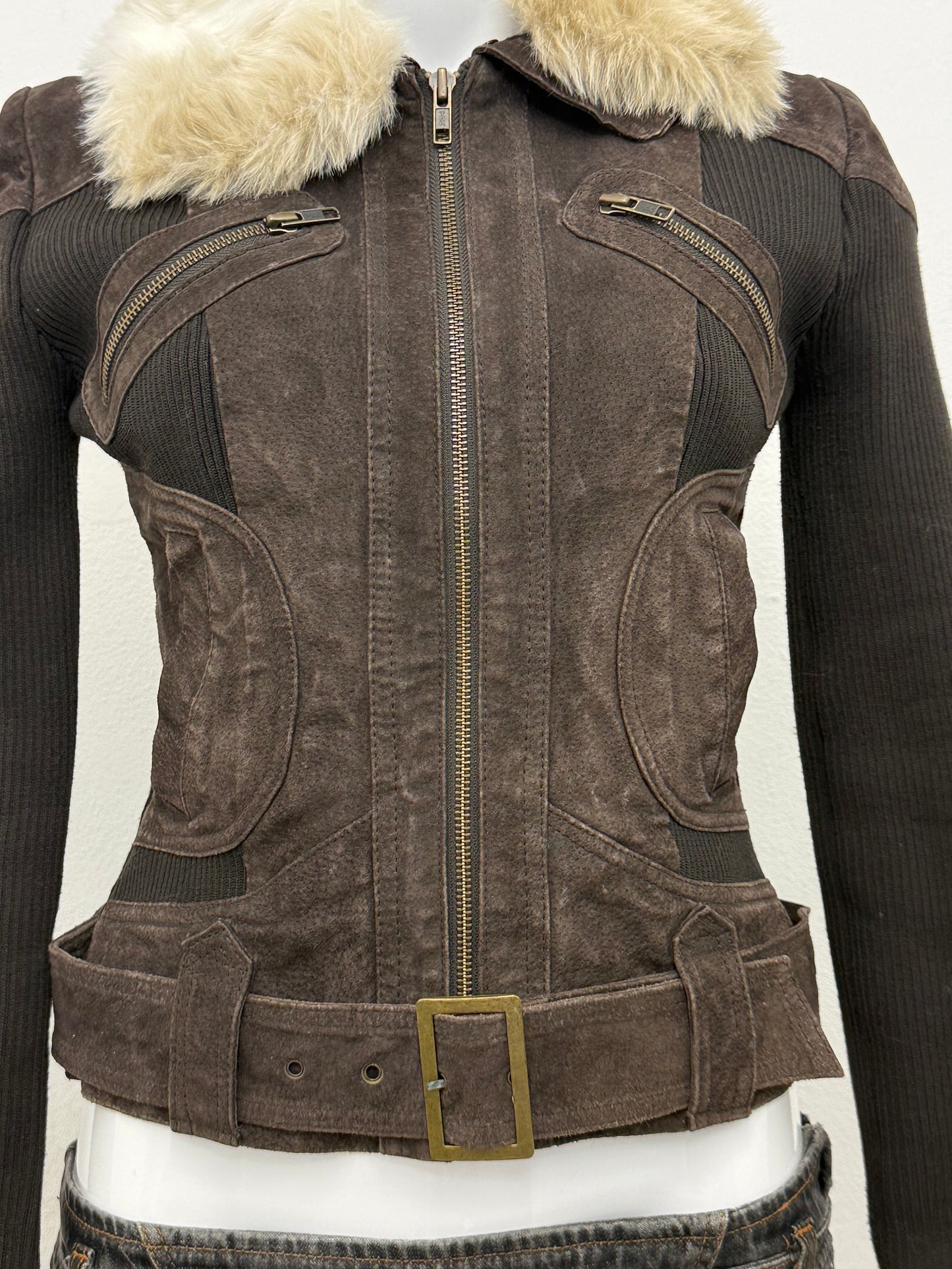 Jane Norman Suede Jacket (UK10)