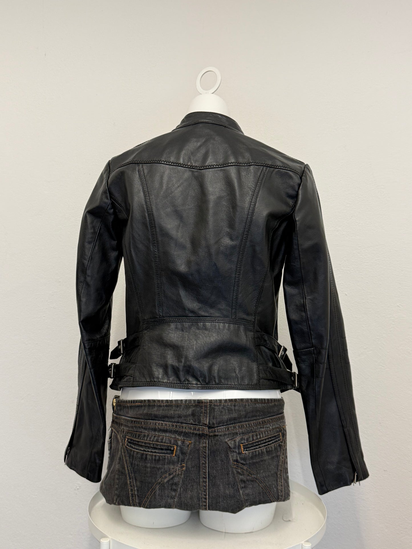 Leather Buckle Jacket (UK10)
