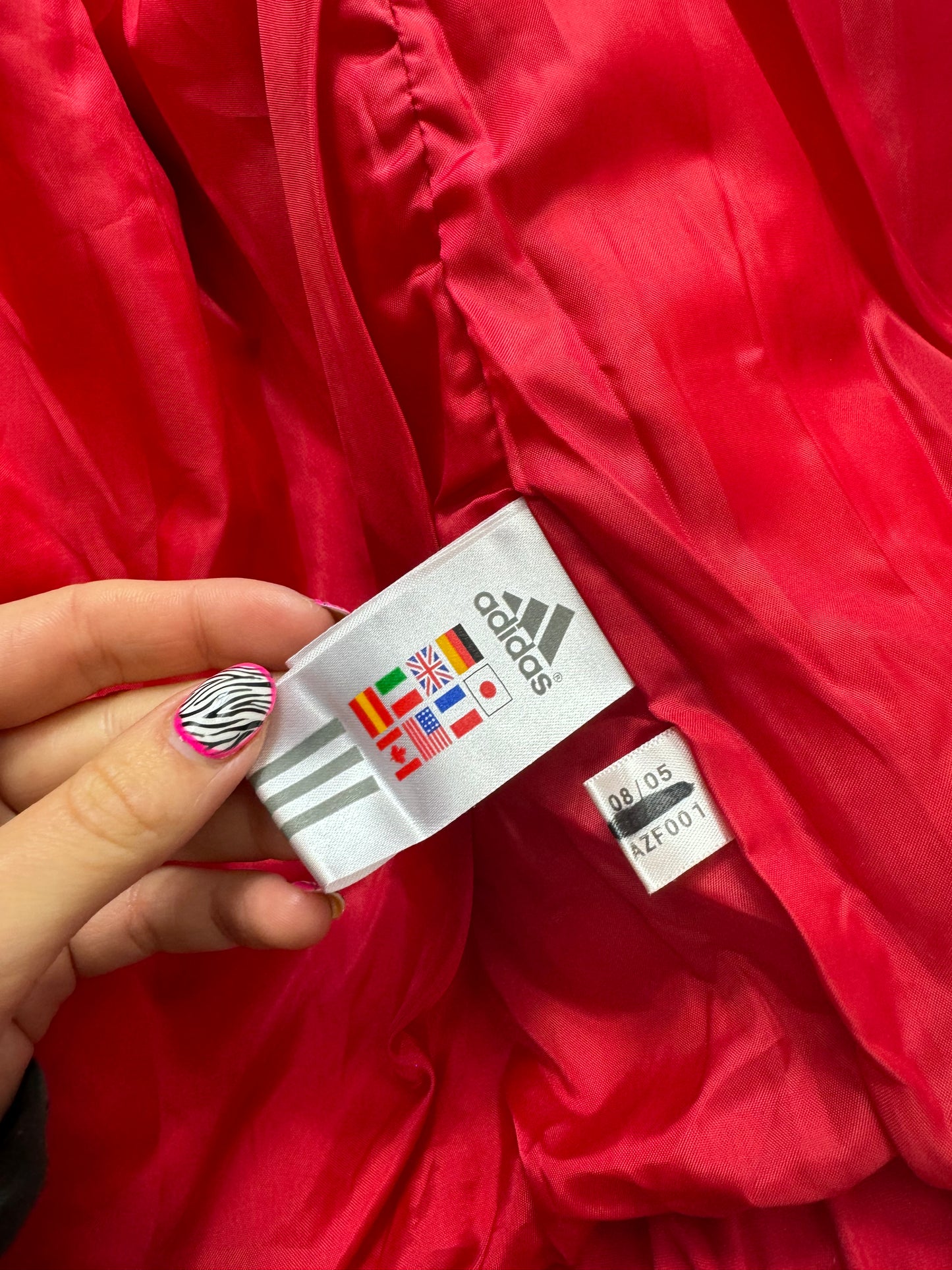 Red Adidas Puffer Jacket